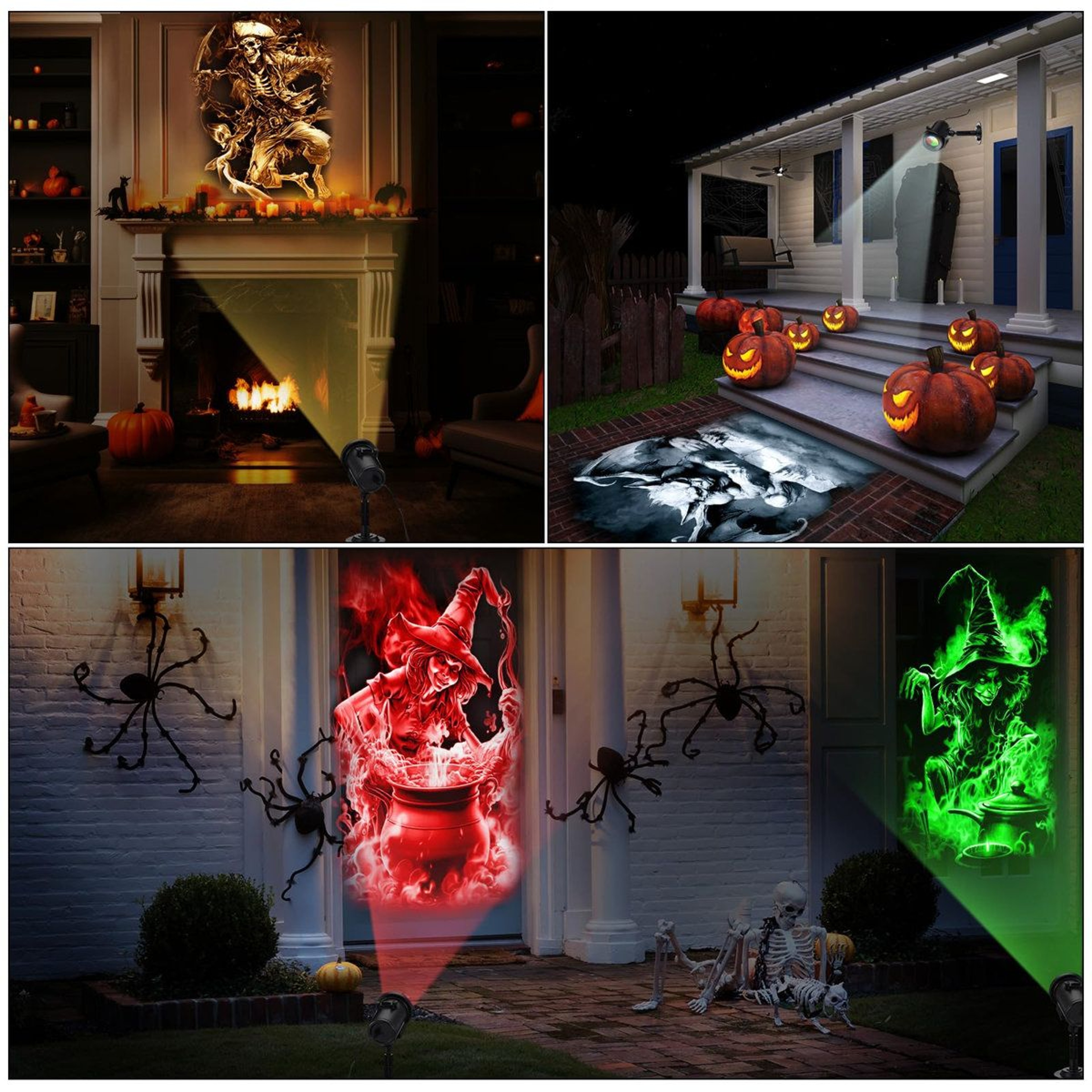 Halloween Projector Lights With Dynamic Effects And Remote Control For Indoor Outdoor Decor 2