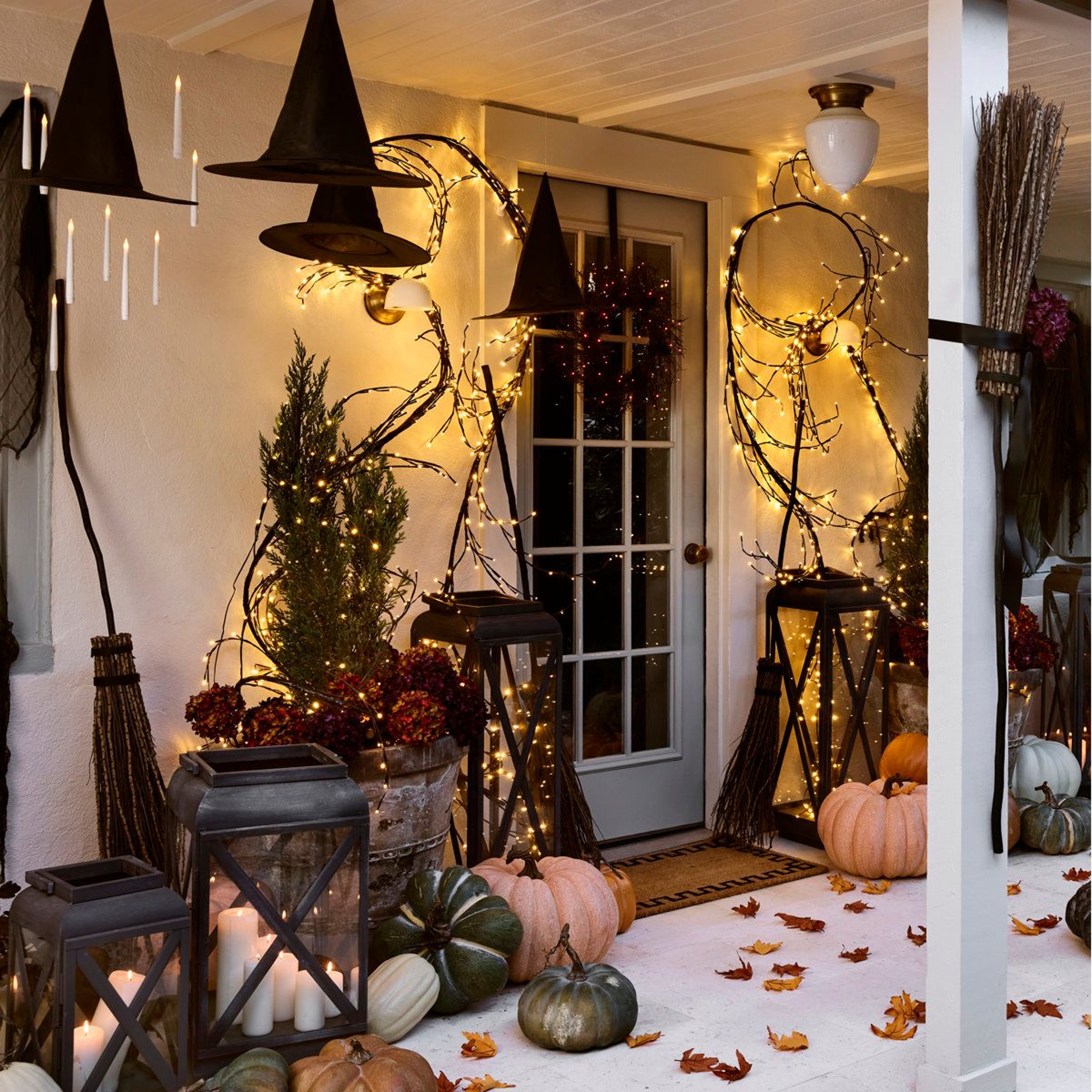 Spooky Hanging Candles With Remote And Timer For Indoor And Covered Outdoor Use 3