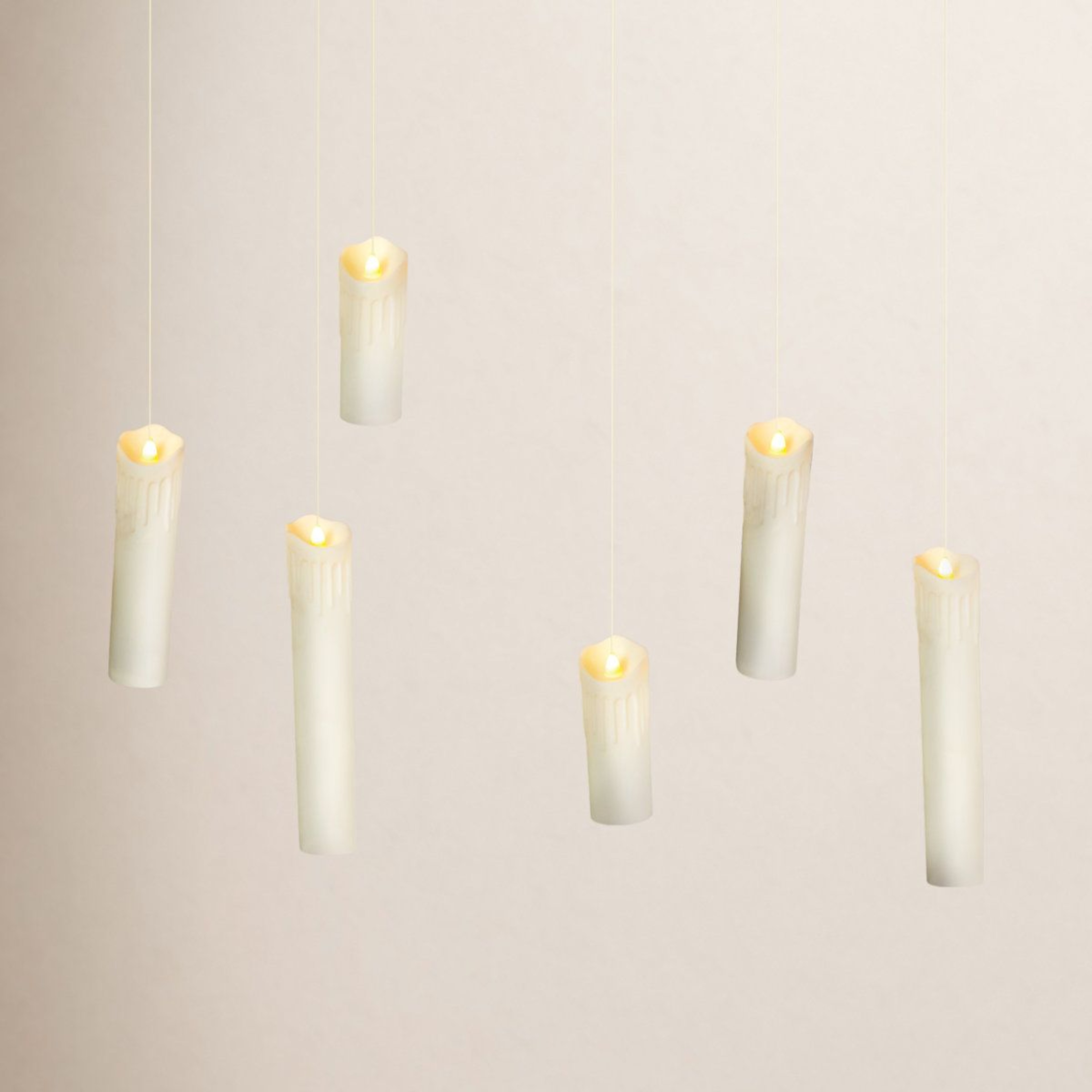 Spooky Hanging Candles With Remote And Timer For Indoor And Covered Outdoor Use 4