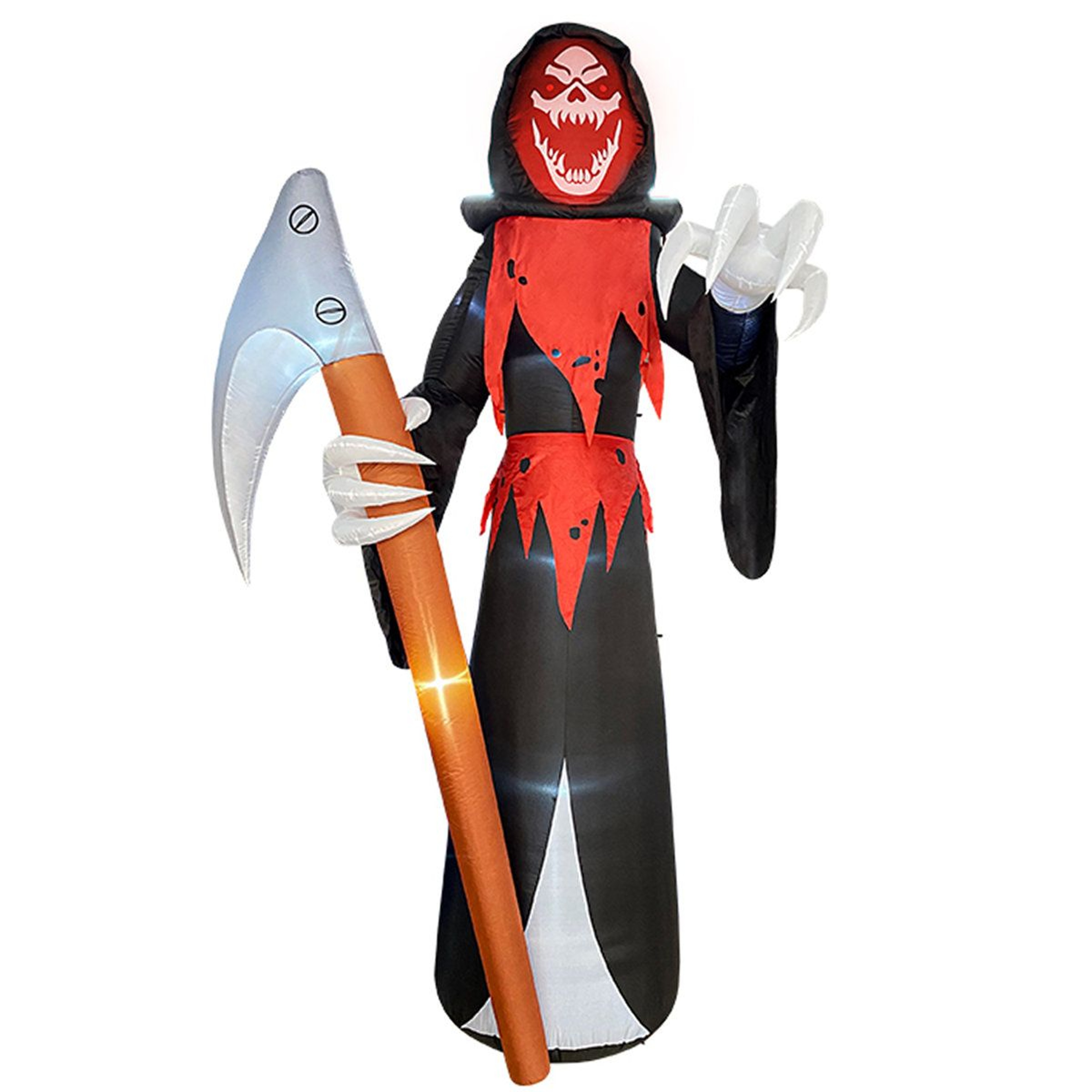 Halloween Inflatable Grim Reaper Decoration With LED Lights 4