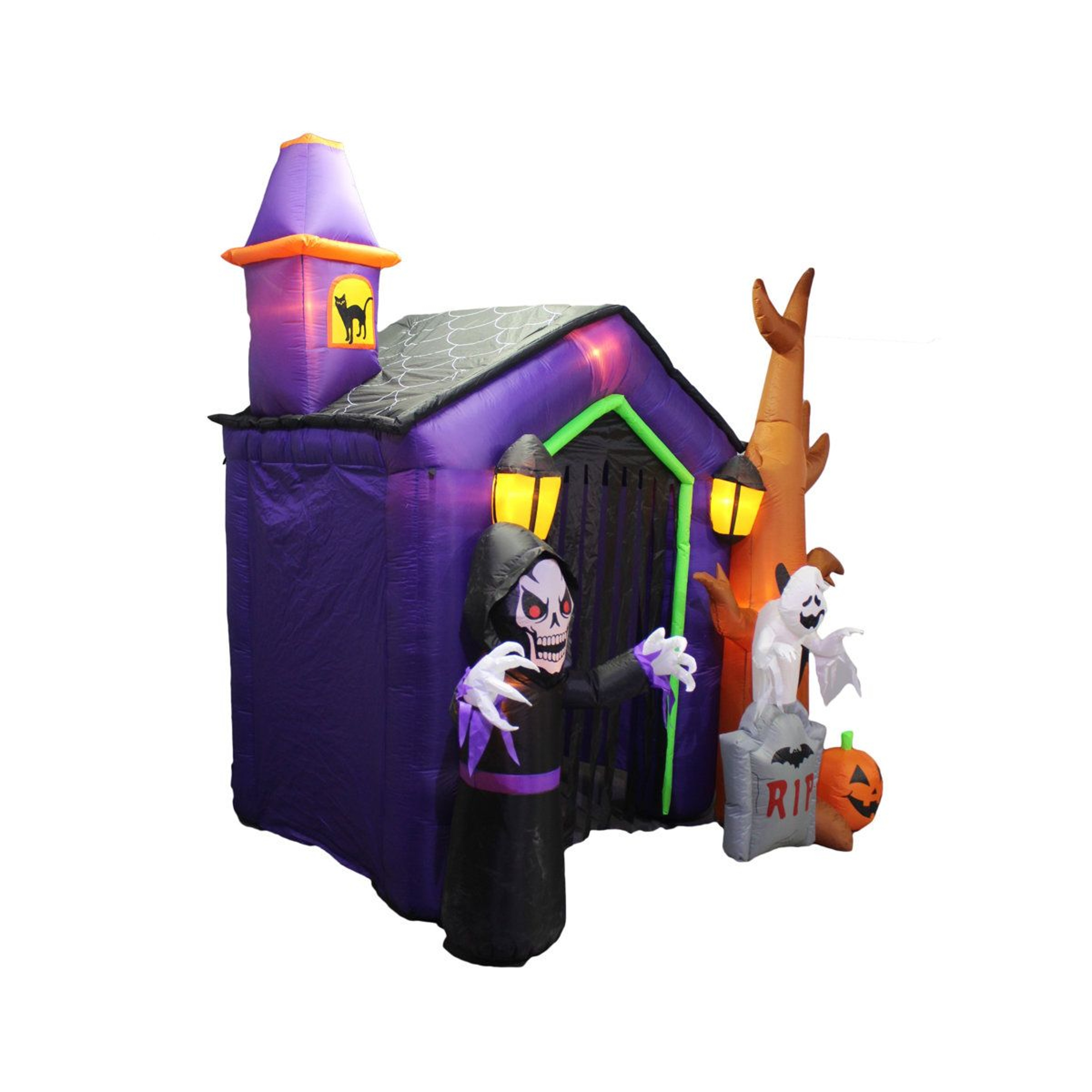 Lighted Halloween Outdoor Archway Decoration With Polyester Fabric 0