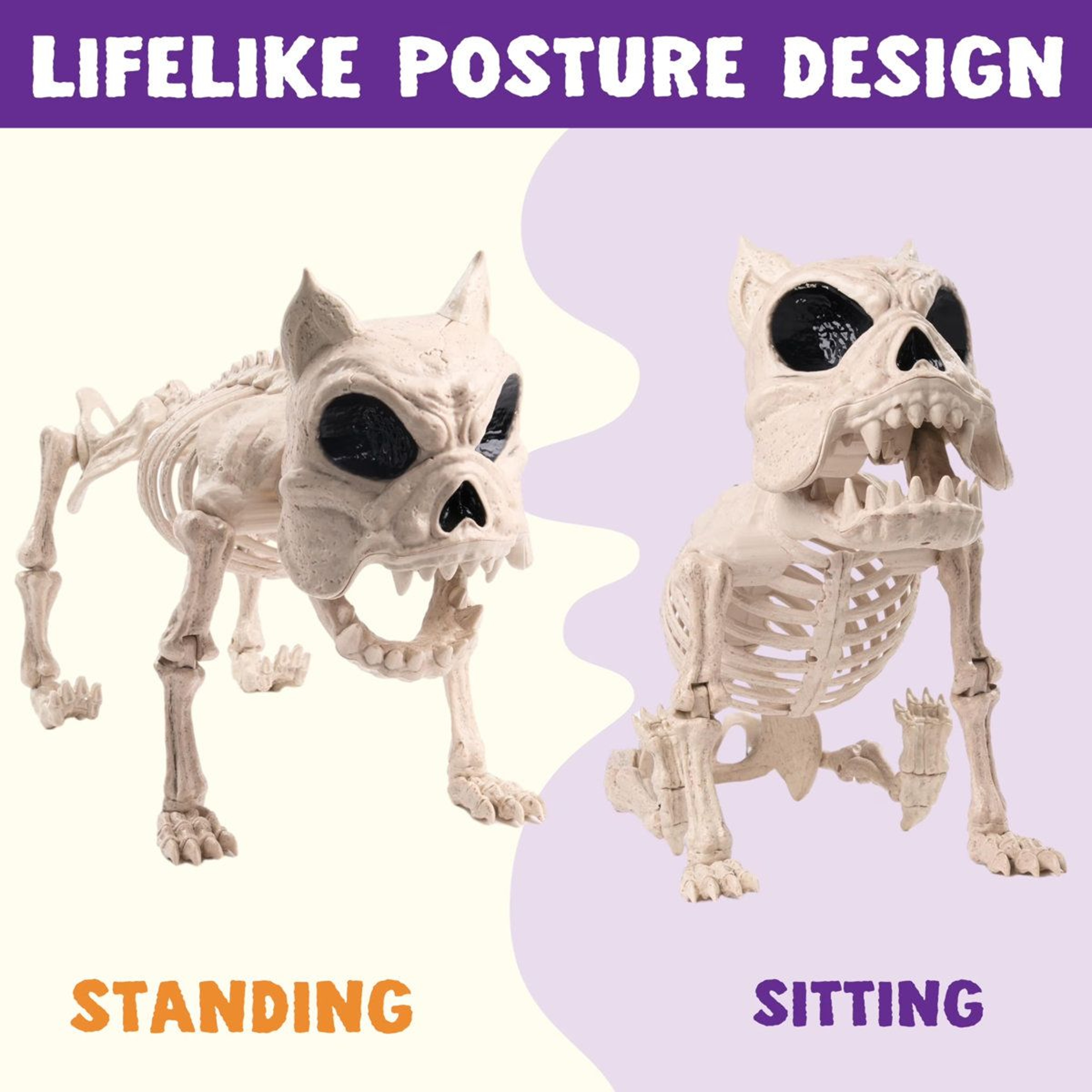 Freestanding Halloween Outdoor Decoration Black Plastic Figurine 3