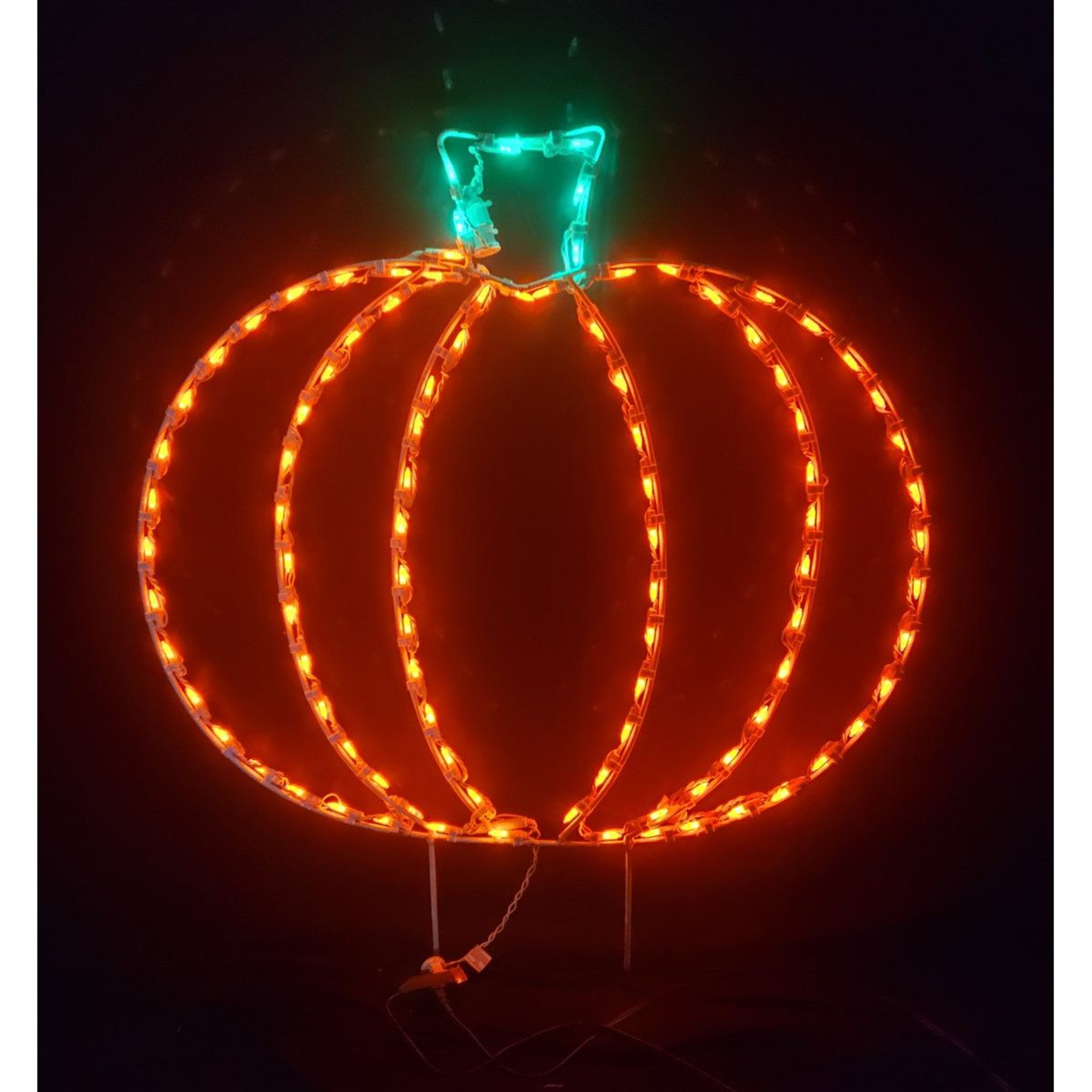 Halloween Outdoor LED Decoration With Pumpkin Theme And Metal Design 0