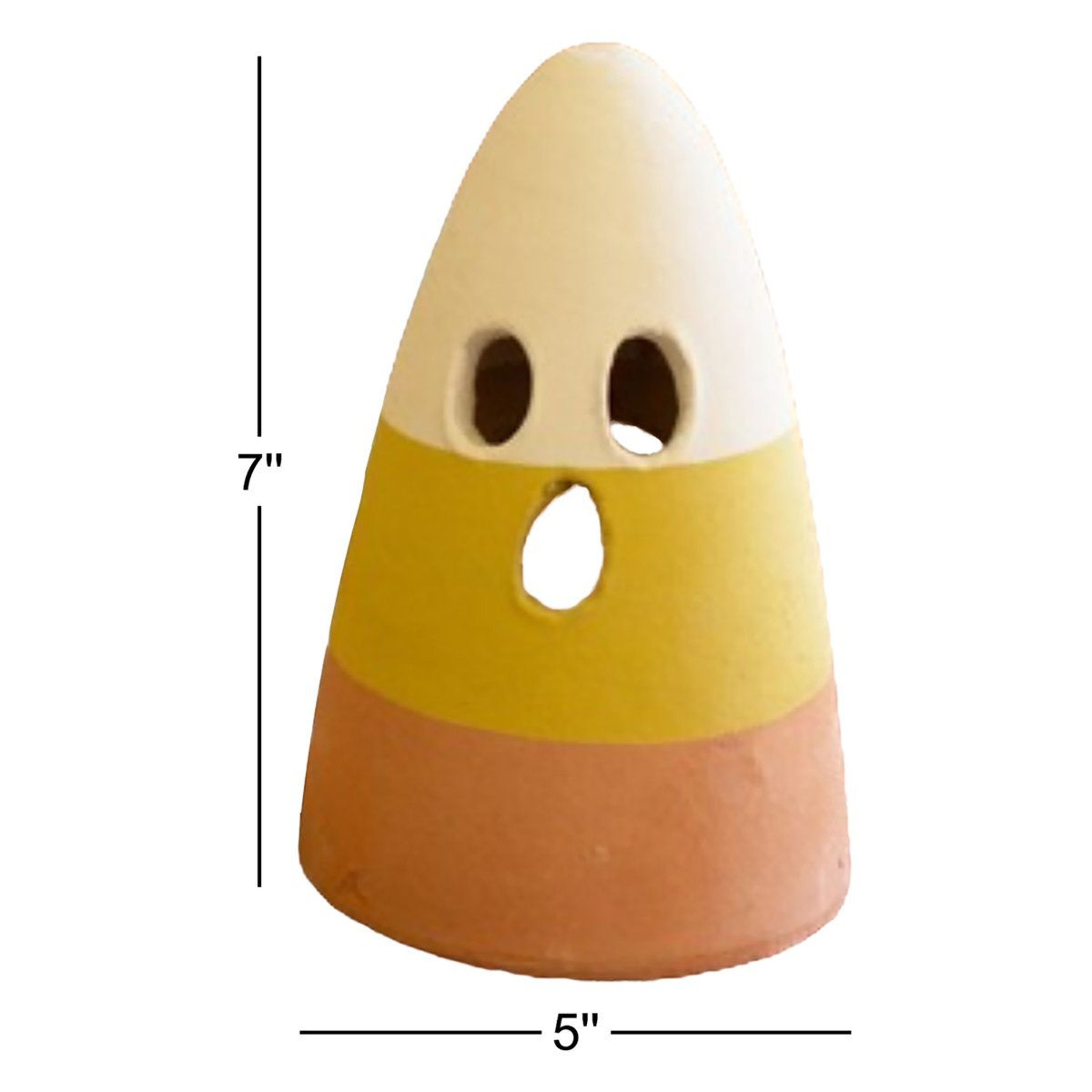 Candy Corn Lantern Handmade Fall Decorations 4