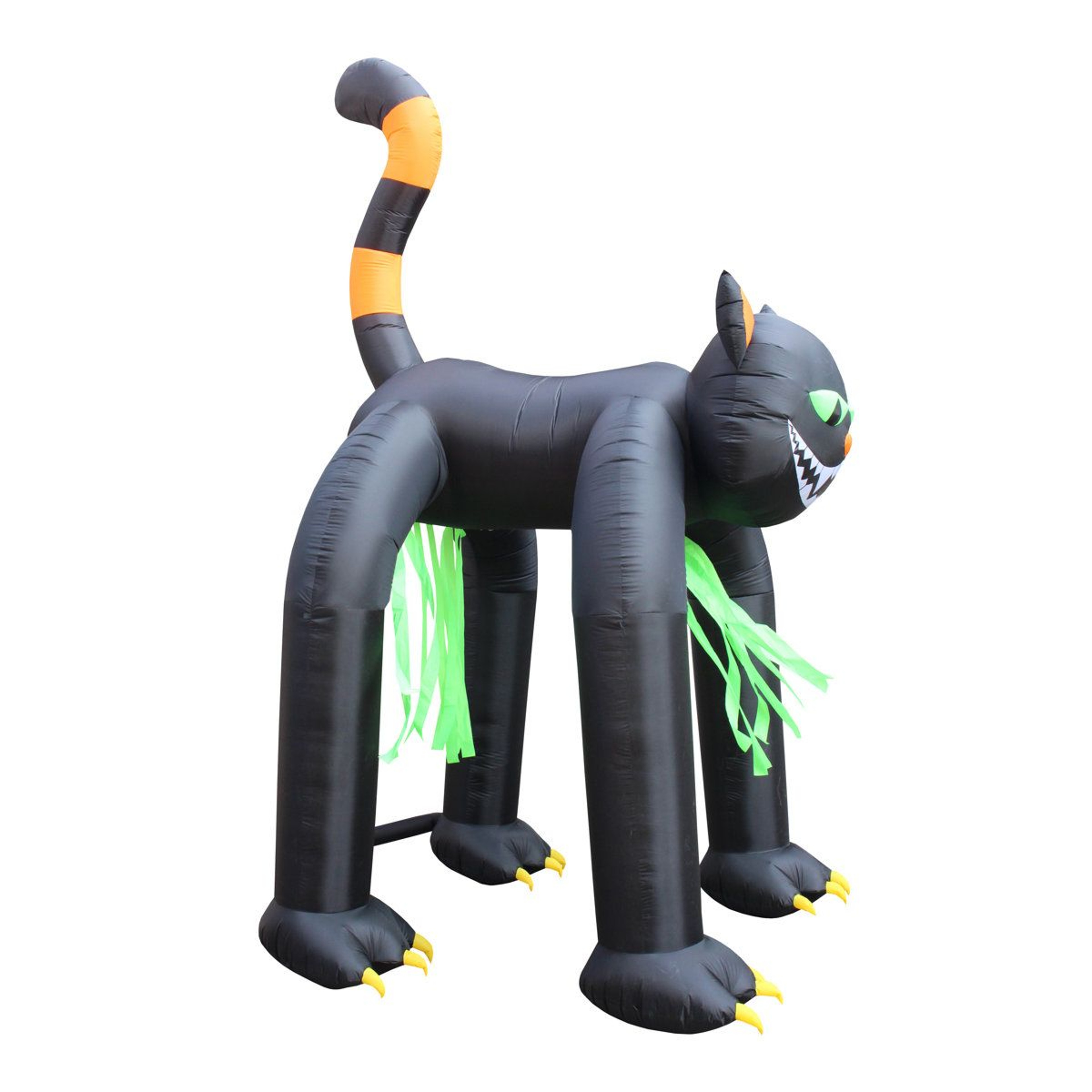 Giant Black Cat Halloween Inflatable Archway With Lights For Indoor And Outdoor Decor 0