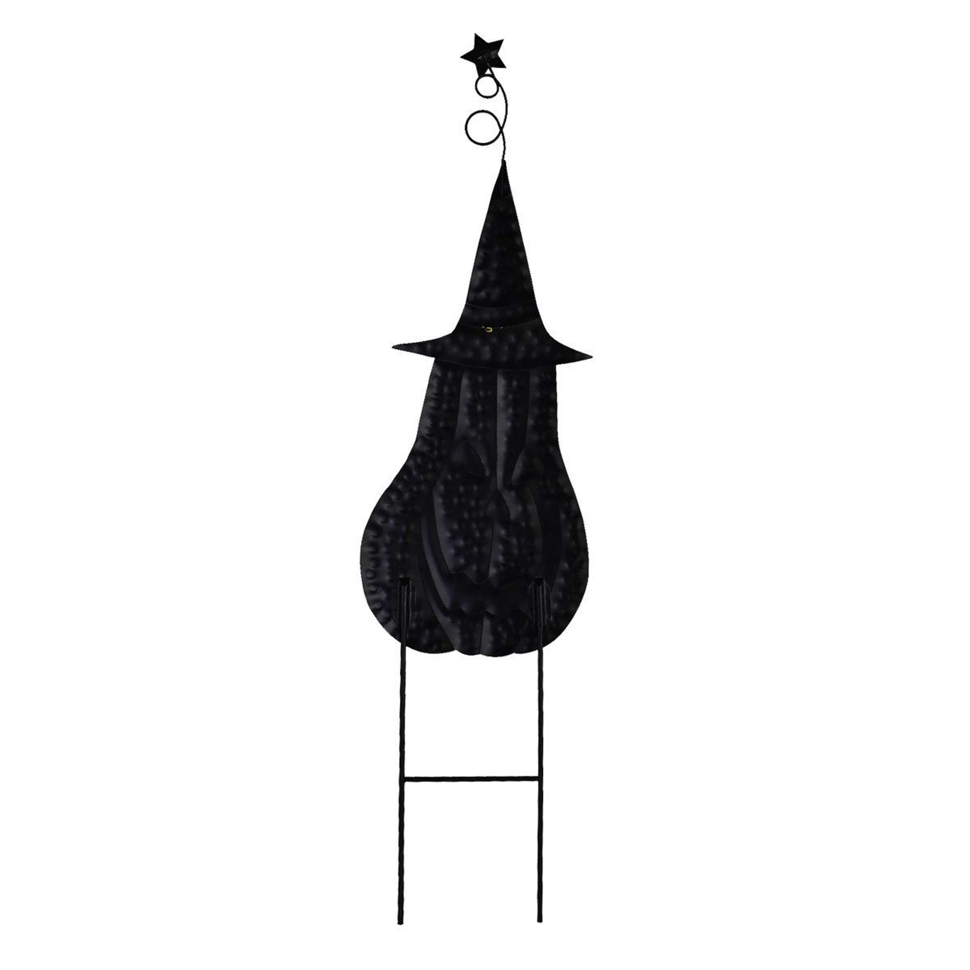 Halloween Jack O Lantern Metal Garden Stake Outdoor Decoration 1