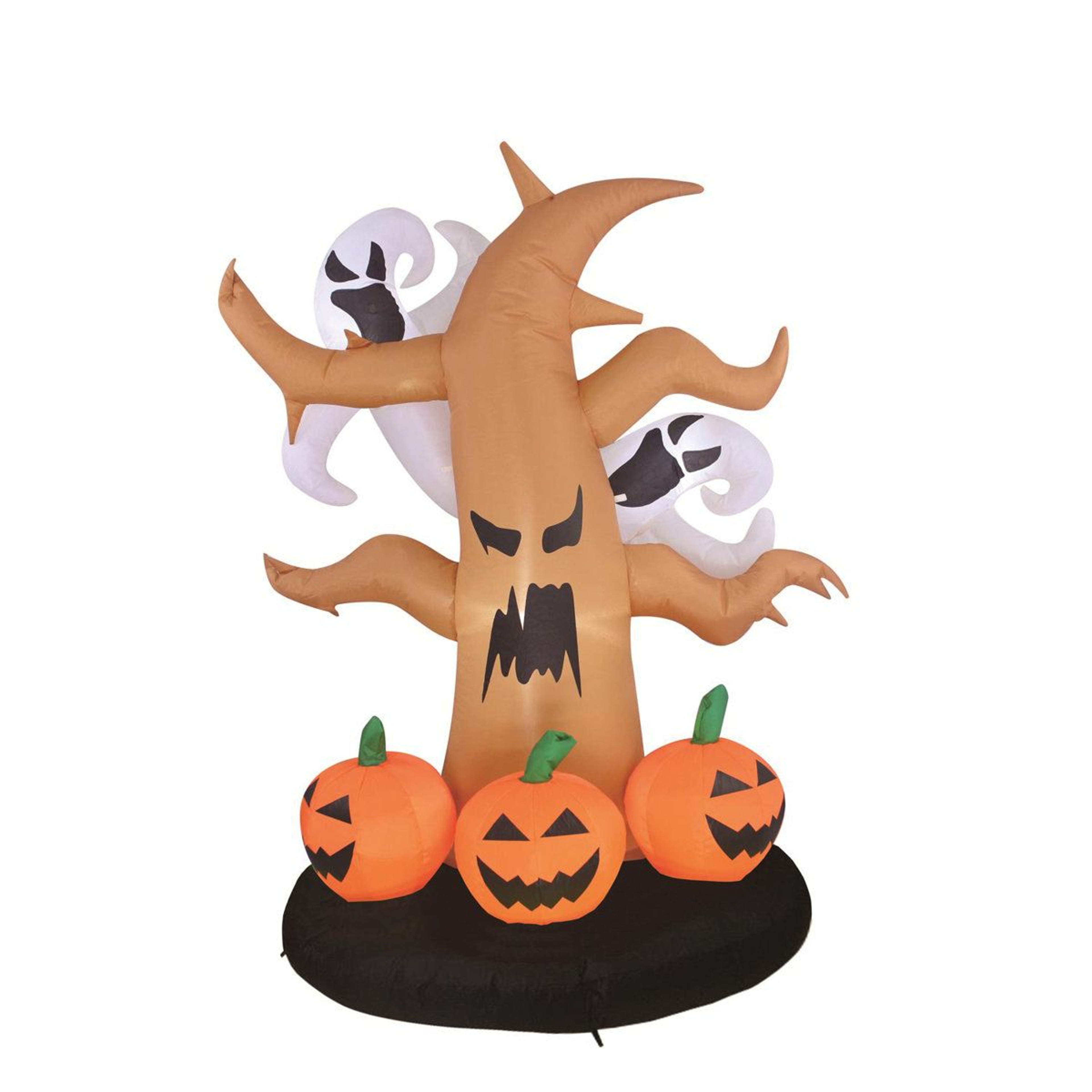 Prelit Ghost And Pumpkin Inflatable Halloween Decoration With LED Lights 0