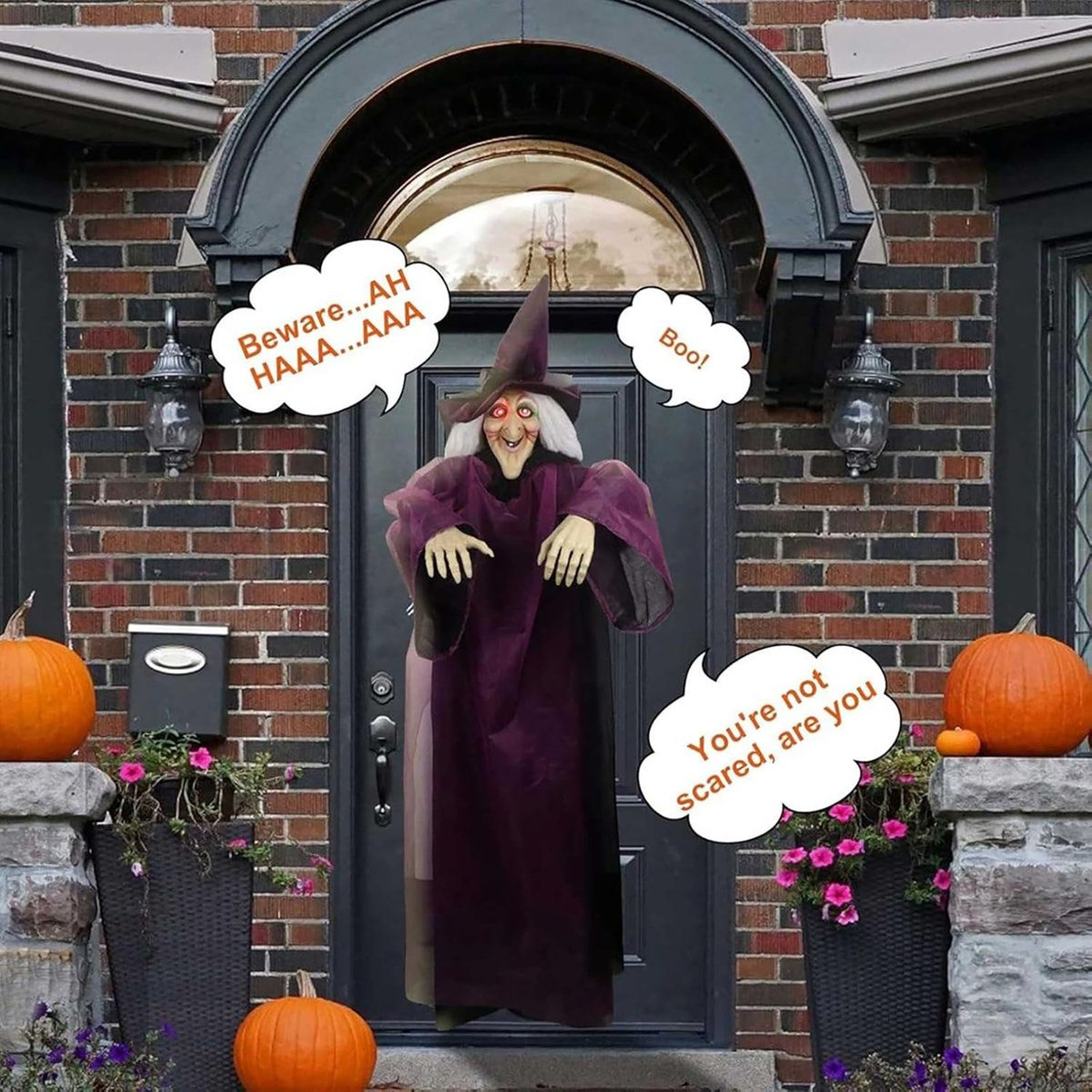 Battery Powered Red Halloween Outdoor Decoration 2