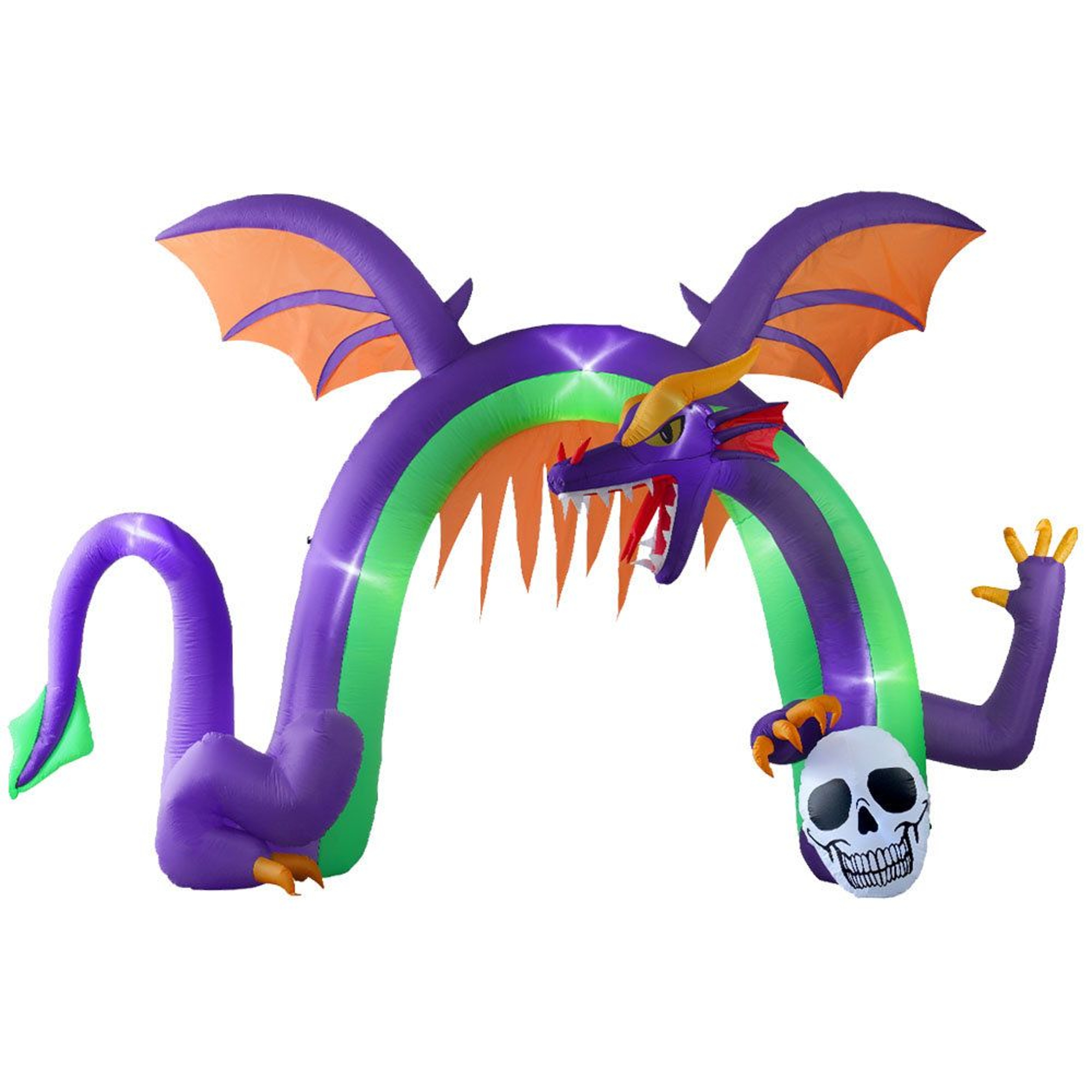 Dragon Archway Halloween Inflatable Outdoor Decoration With LED Lights 3