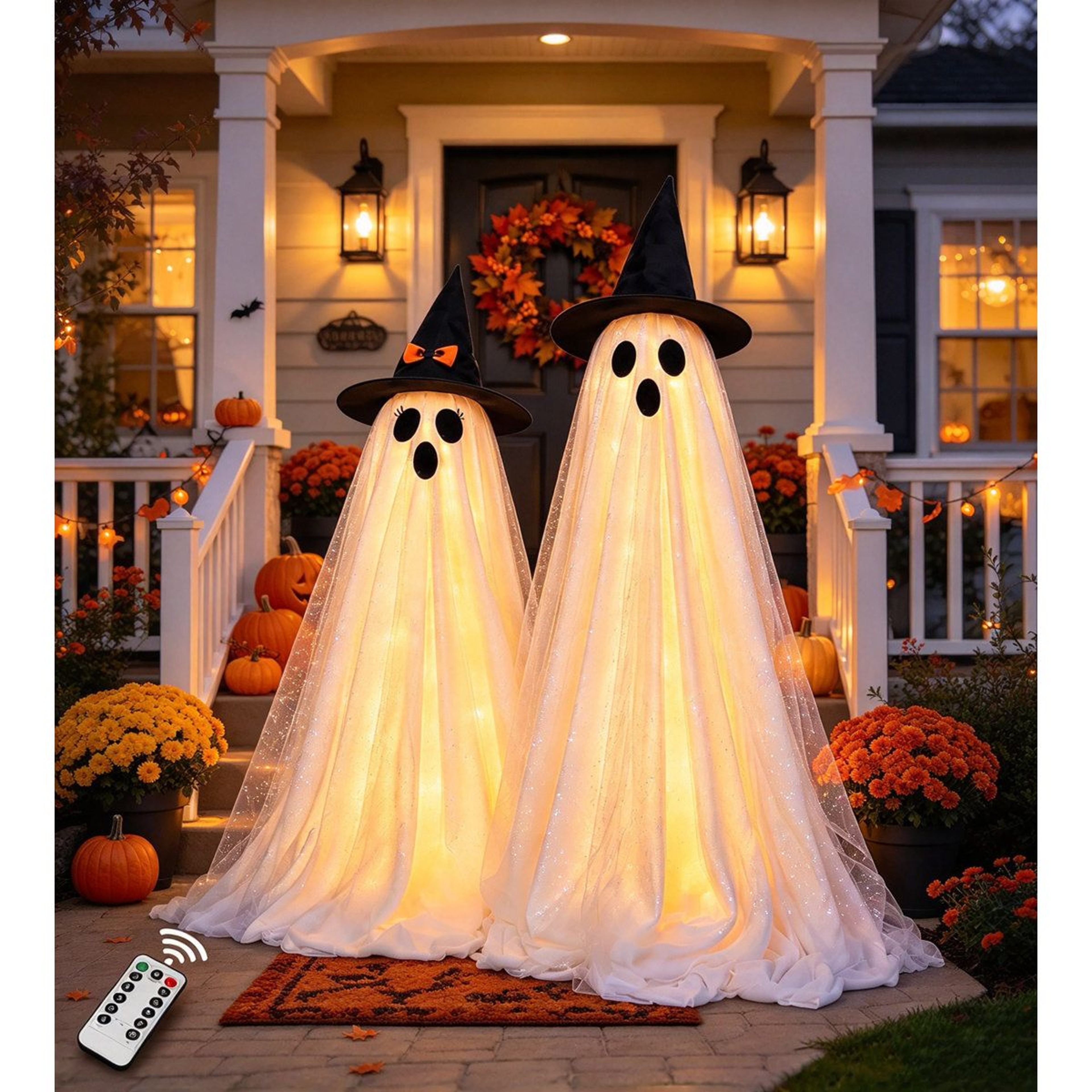Lighted Halloween Ghost Decorations For Outdoor Yard And Porch 1