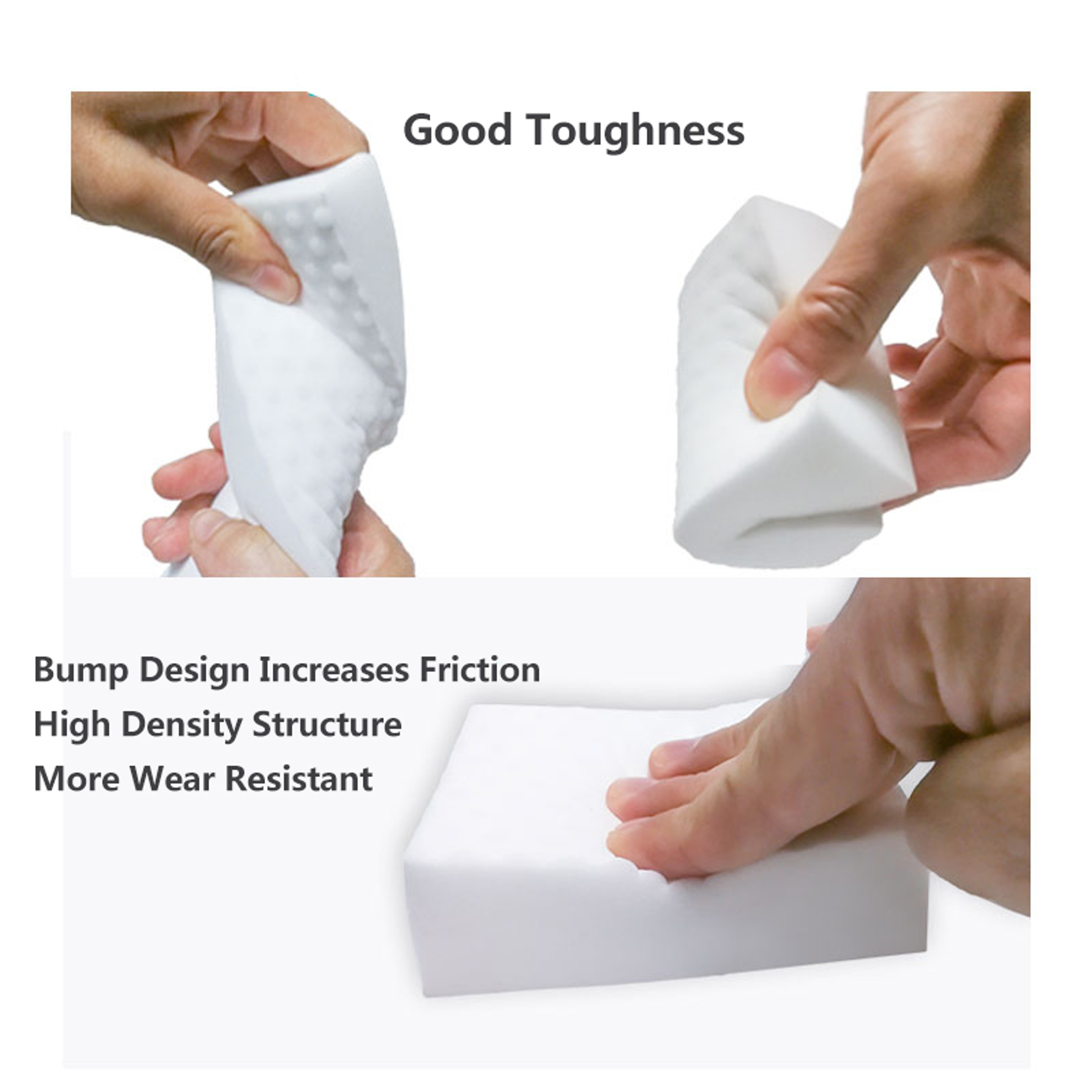 Magic Cleaning Sponge Melamine Eraser Pads For Kitchen Bathroom Shoes  Multi Surface Cleaning 4