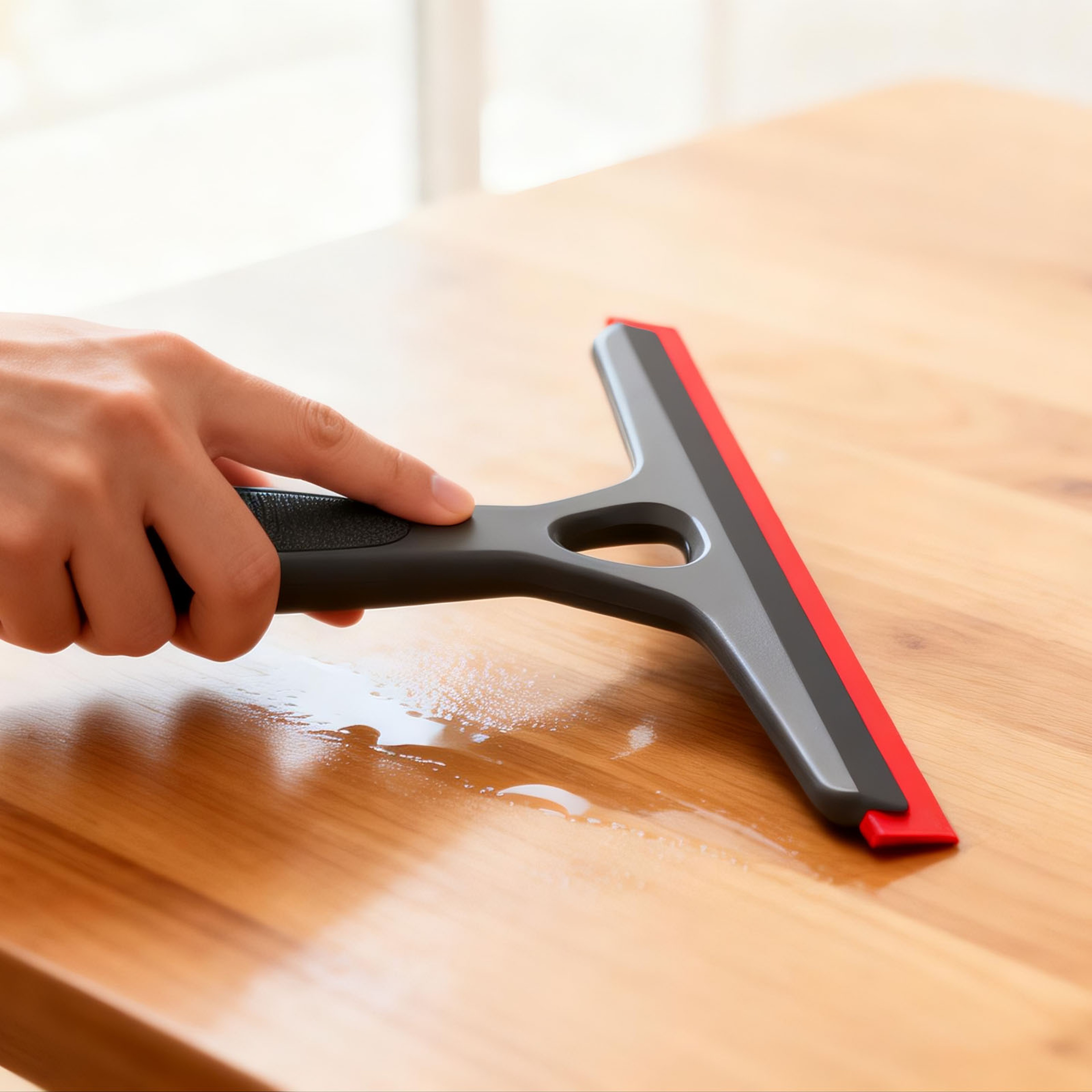 Silicone Squeegee Shower & Window Cleaner for Glass, Mirrors, Bathroom & Car Windows – view 4