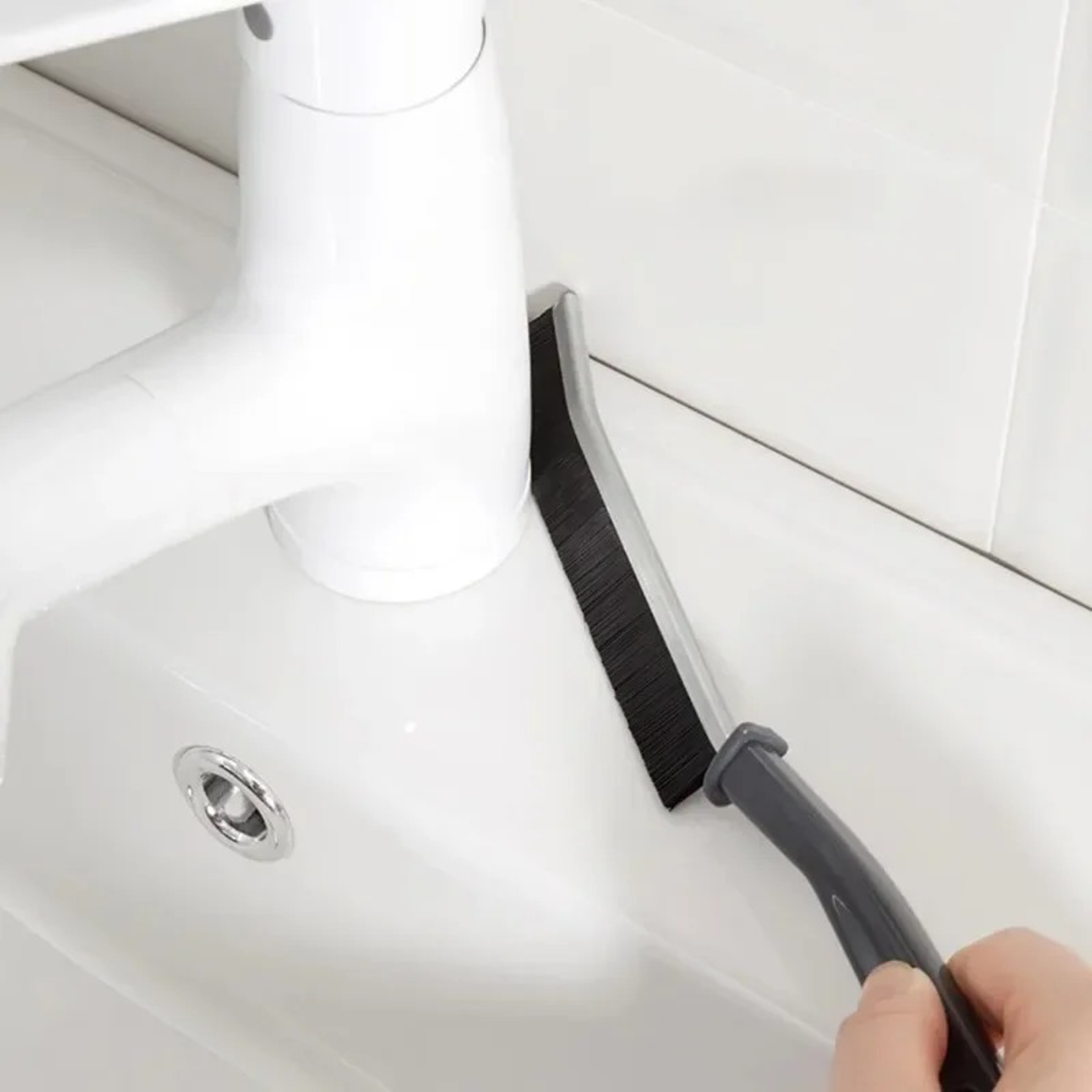 Hard Bristle Grout Cleaning Brush For Tile Joints  Tight Crevices 0