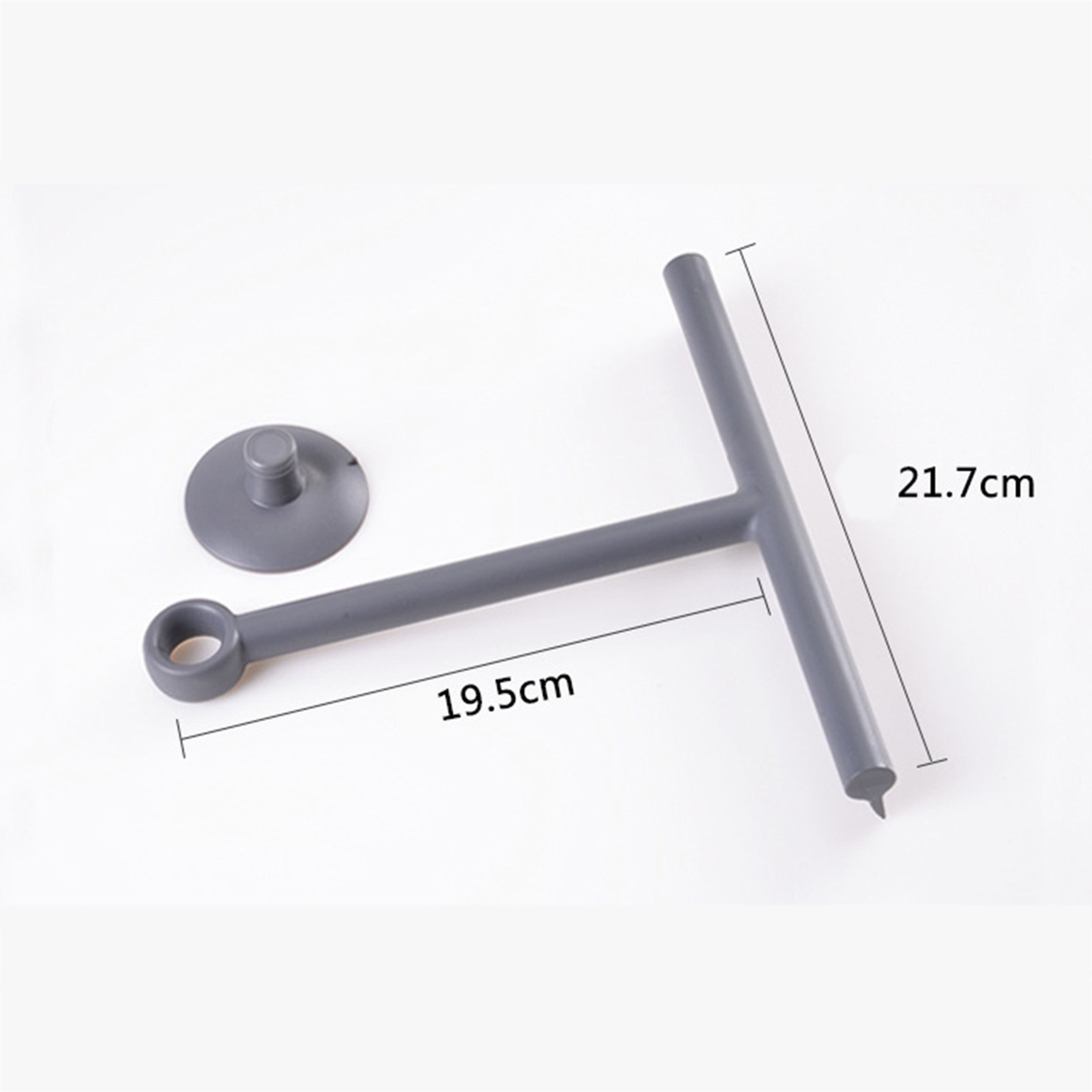 Multifunction Window Squeegee With Suction Holder For StreakFree Glass  Bathroom Cleaning 2