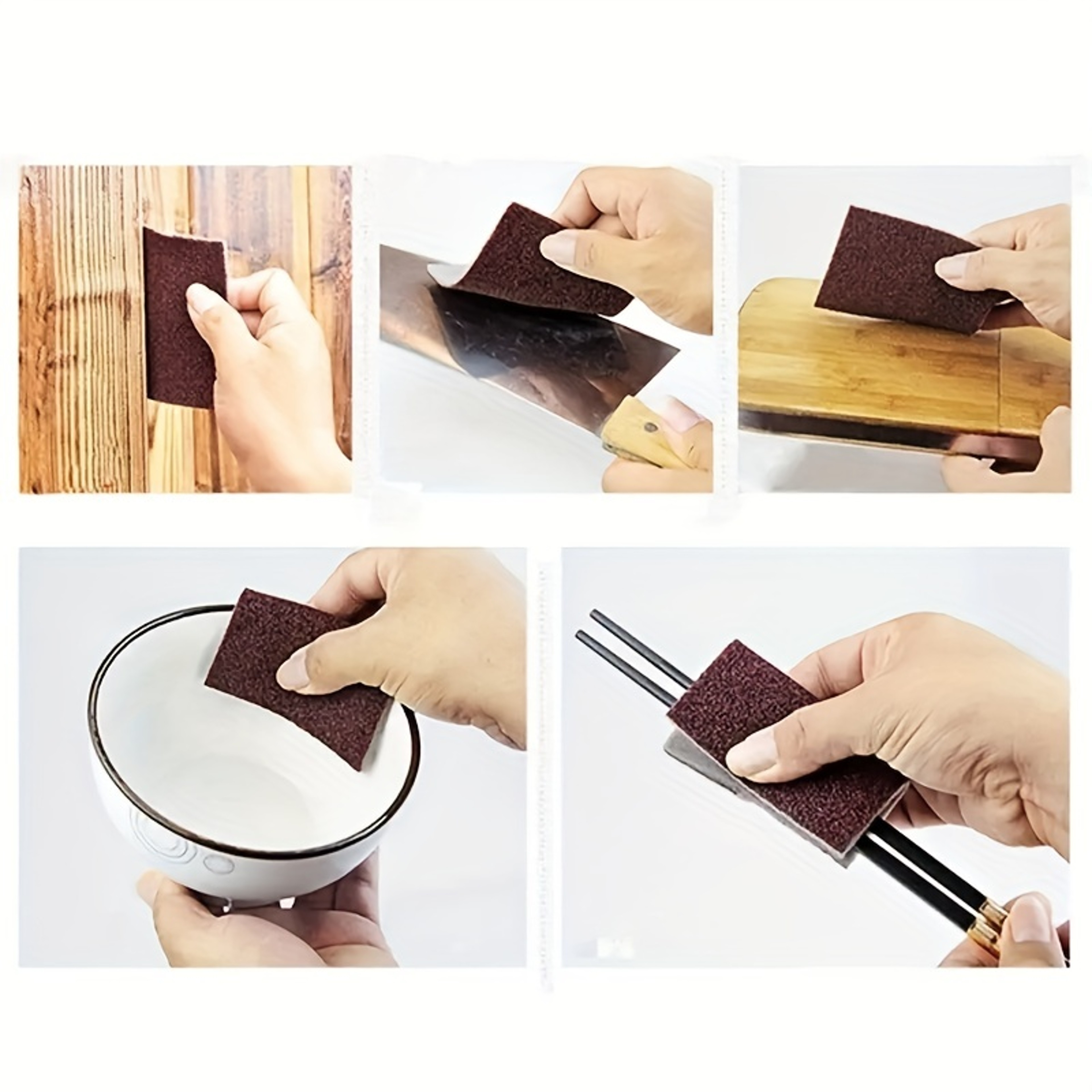Multi Purpose Kitchen Cleaning Sponge For Pots Pans  Dishes Non Scratch Scrub Sponge 2
