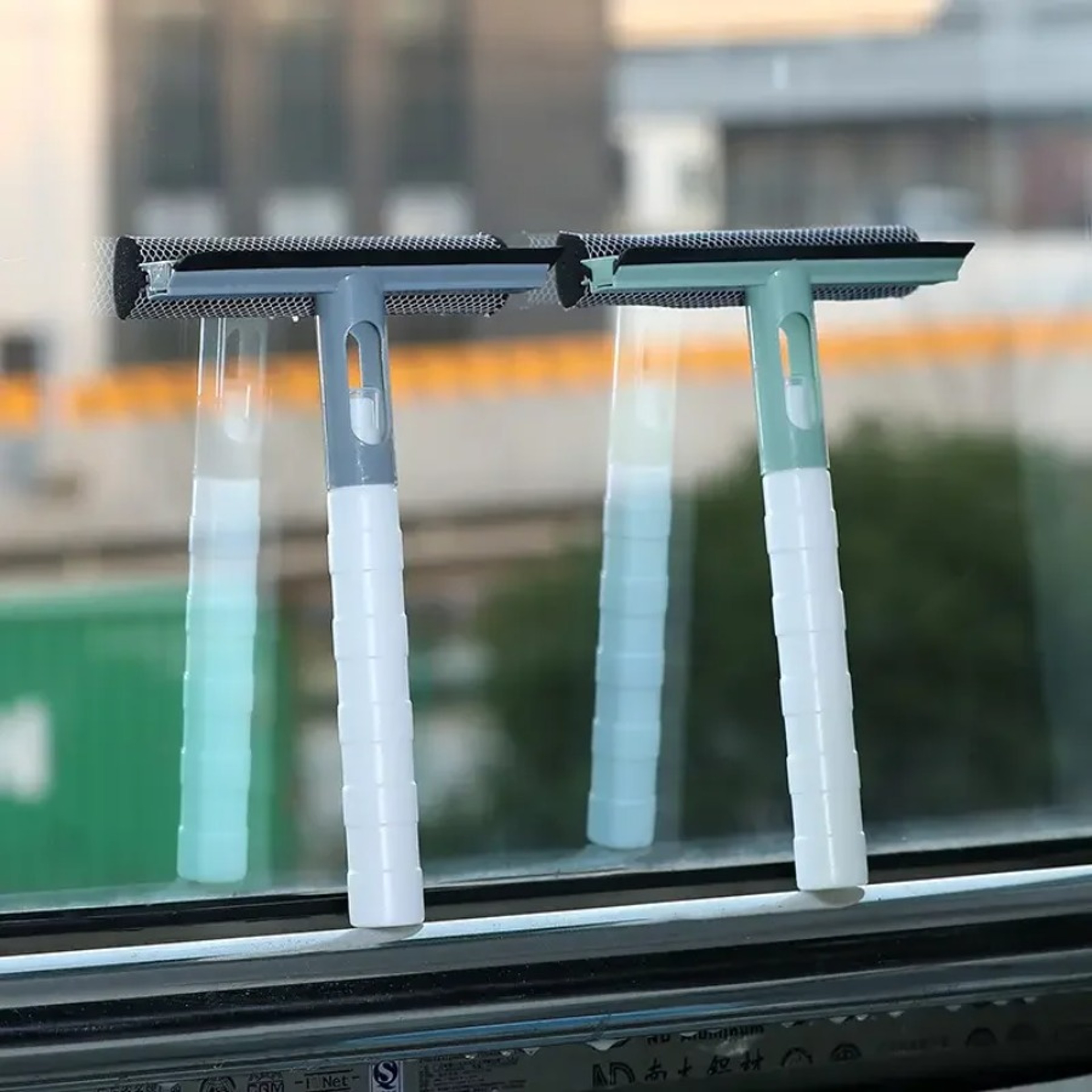 Window Cleaner Spray Glass Wiper With Double Sided Window Squeegee 4
