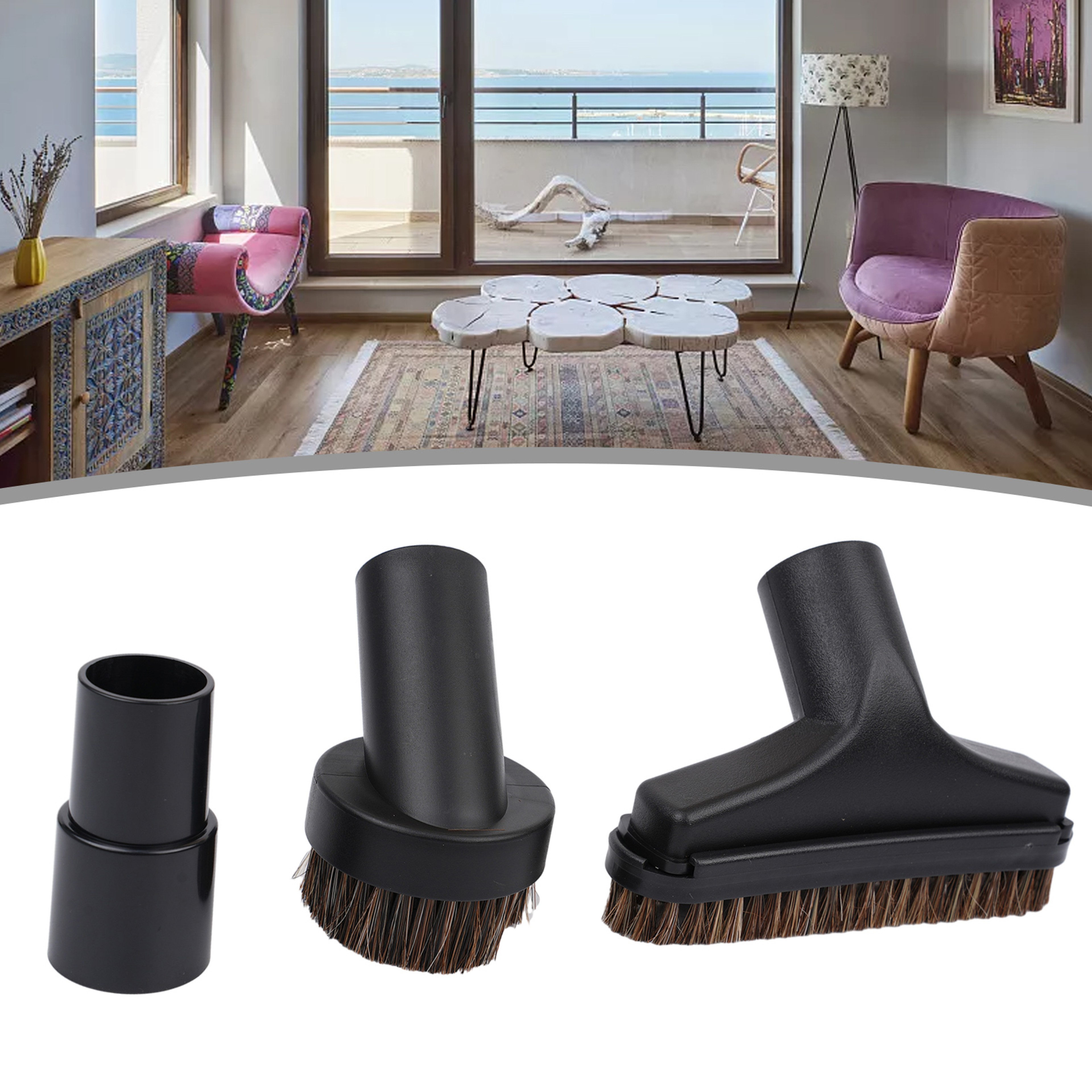 Universal Vacuum Brush Head & Vacuum Cleaner Attachments Set with 32mm/35mm Adapter – view 3