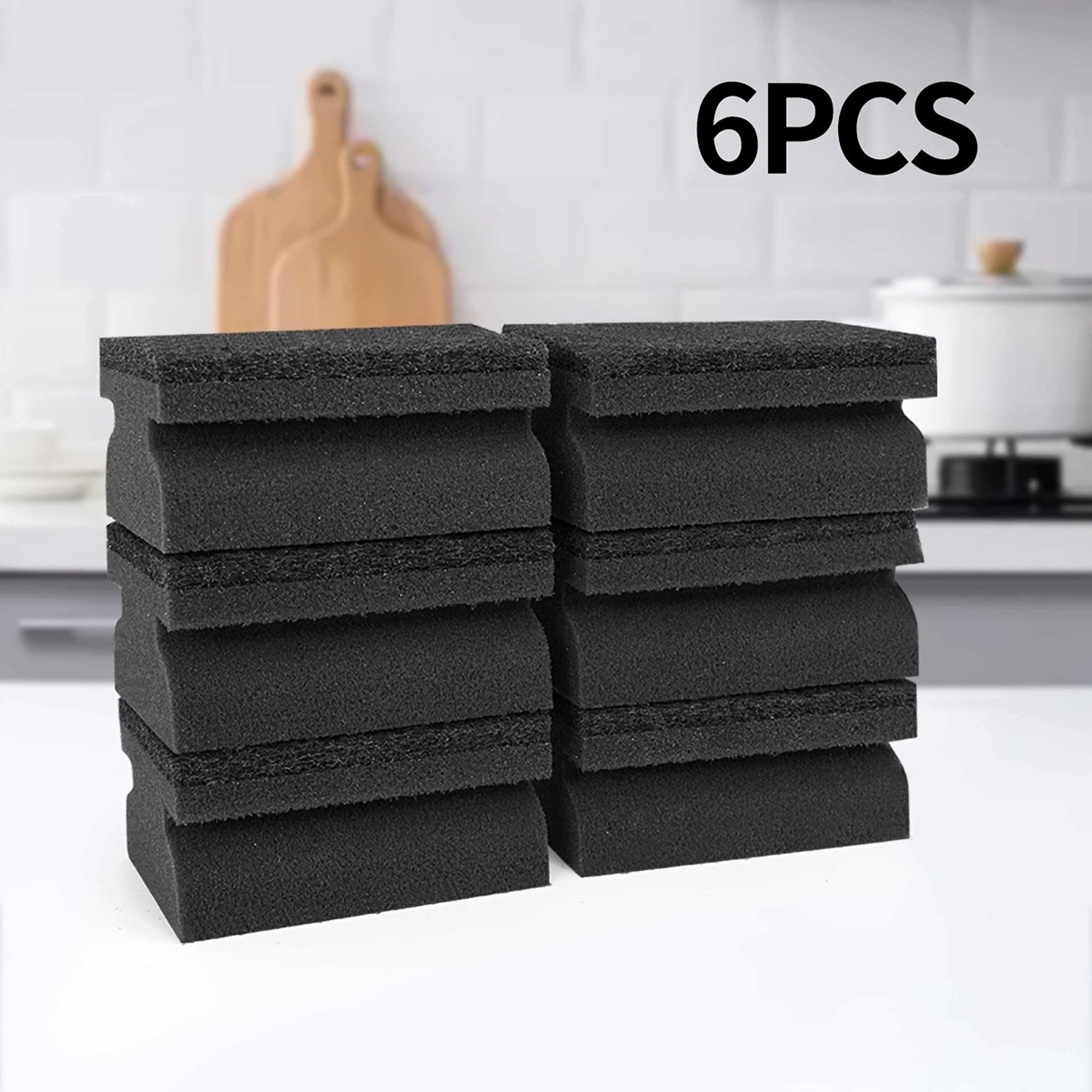 Non Scratch Sponge Set Double Sided Dish Washing Sponge  Kitchen Cleaning Pads 7