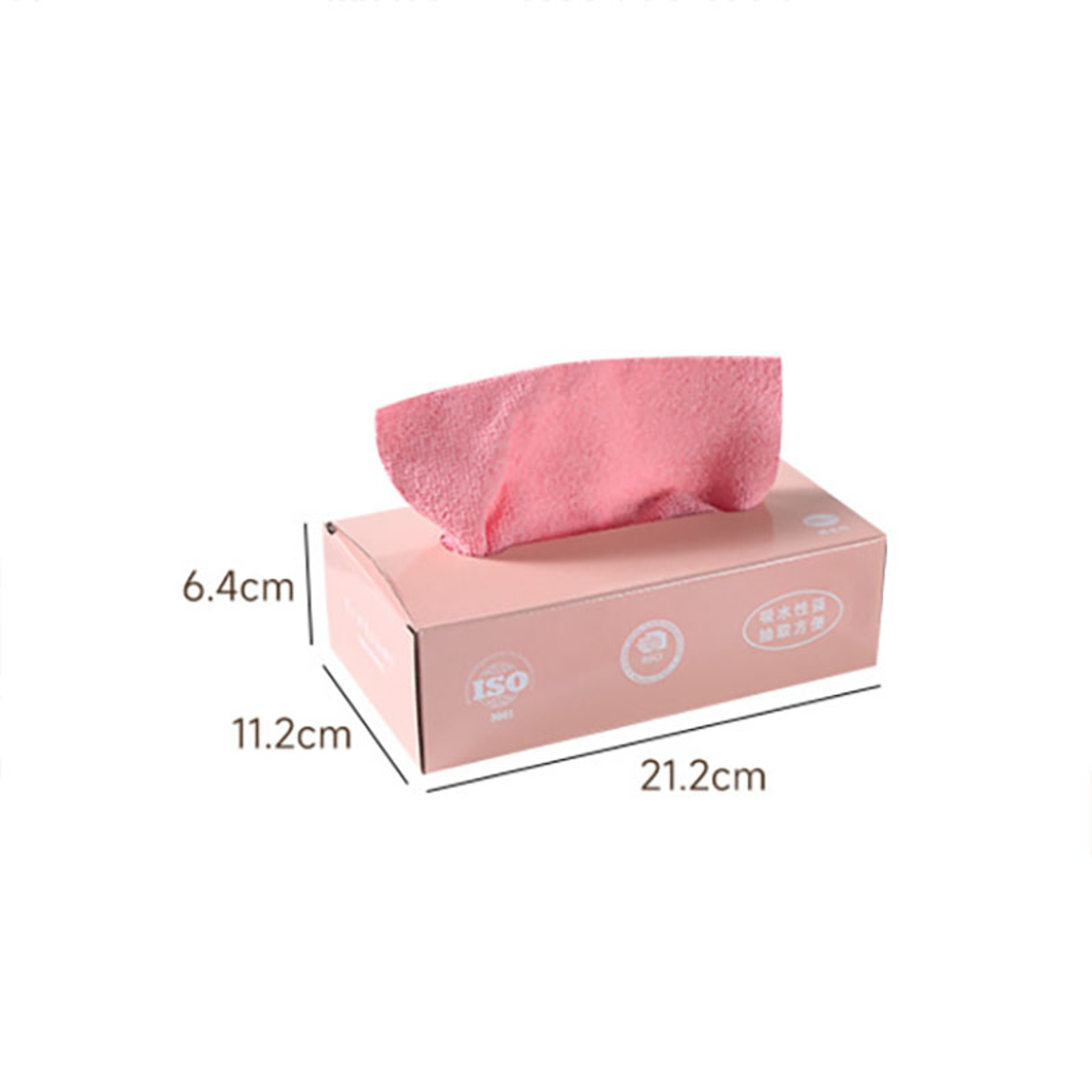 Pull Out Microfiber Cleaning Cloths Box Absorbent Kitchen Cleaning Wipes – view 6