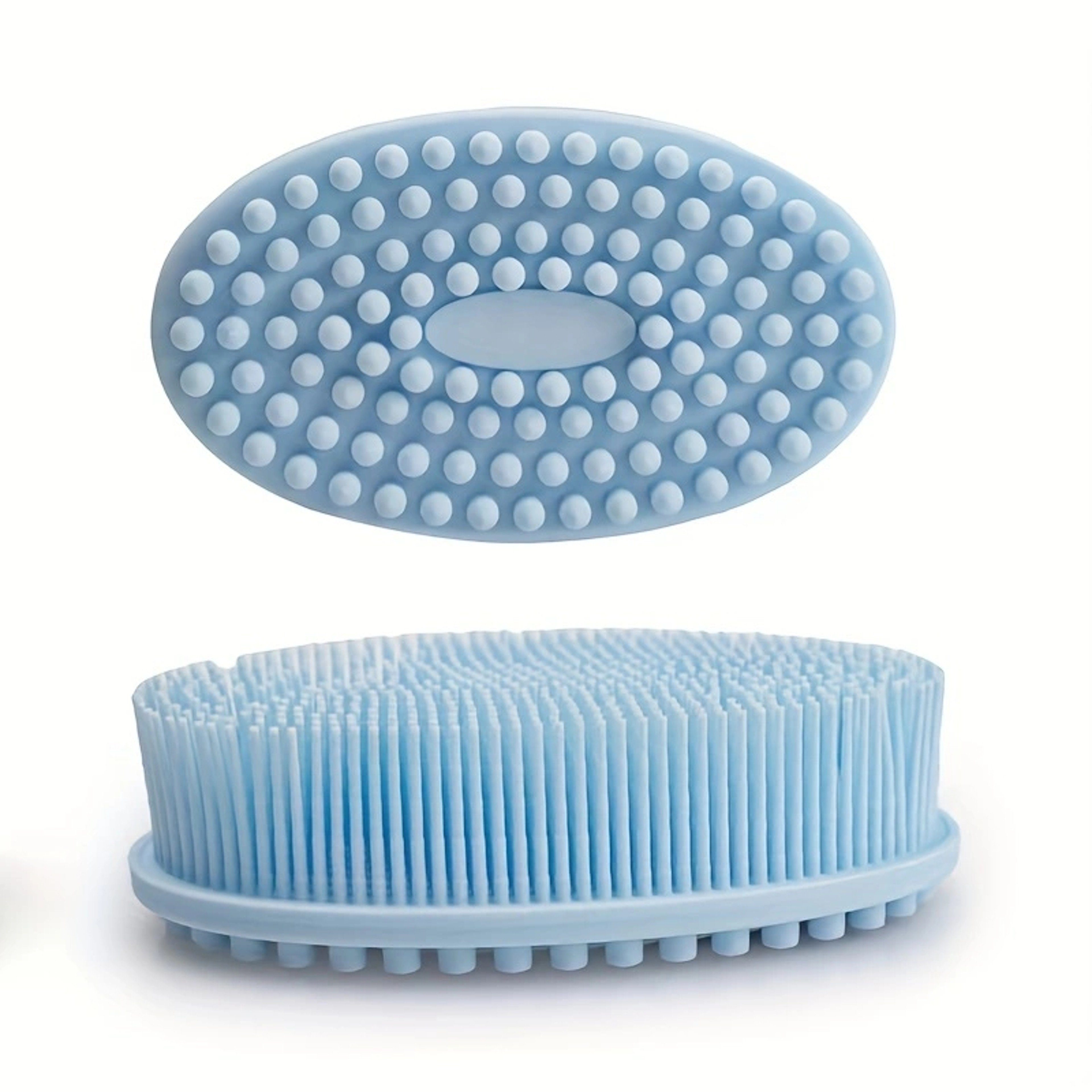 Silicone Body Scrubber & Scalp Massage Brush for Deep Cleansing and Gentle Exfoliation – view 7