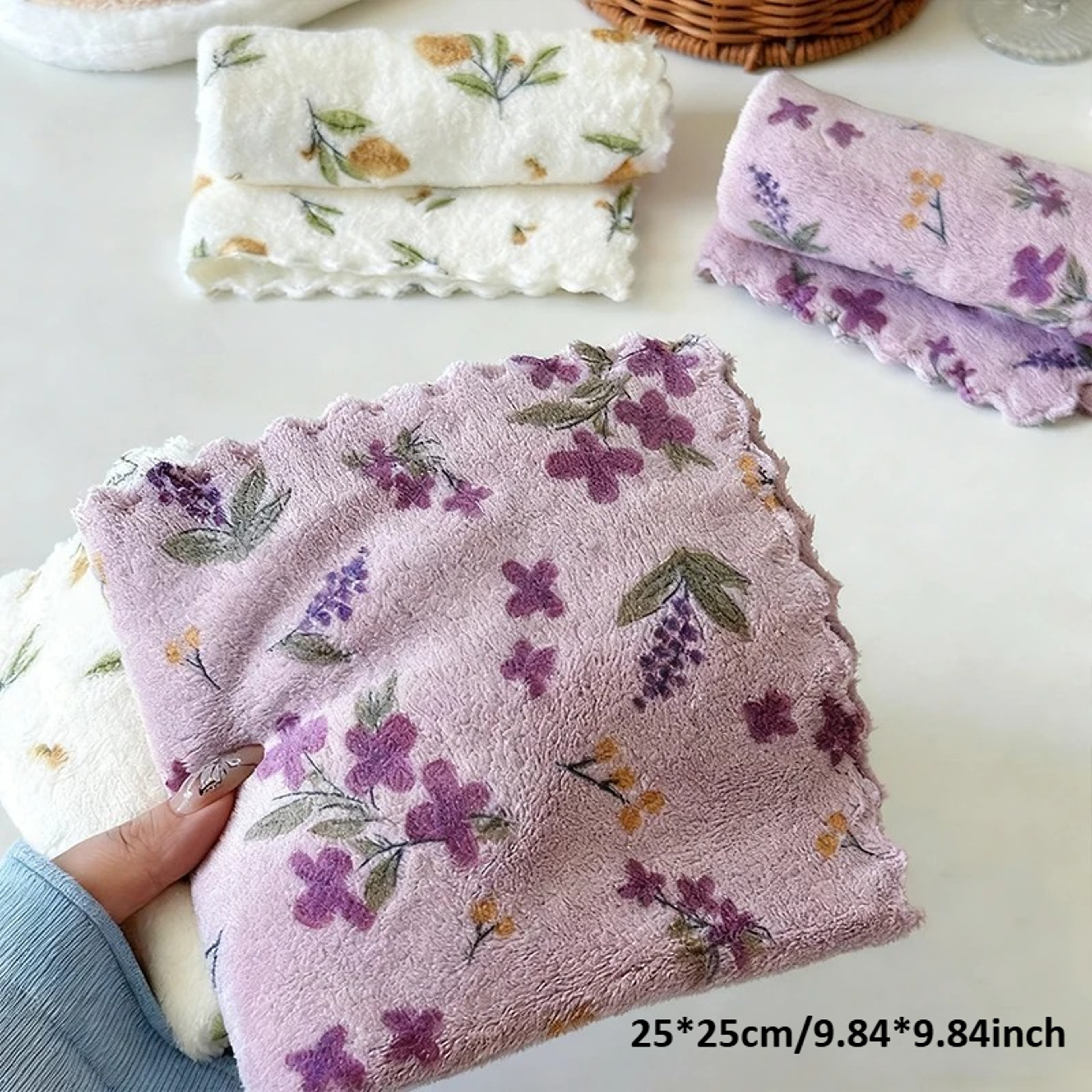 Ultra Absorbent Kitchen Dish Cloth Reusable Kitchen Towels for Fast Drying, Streak Free Cleaning – view 3