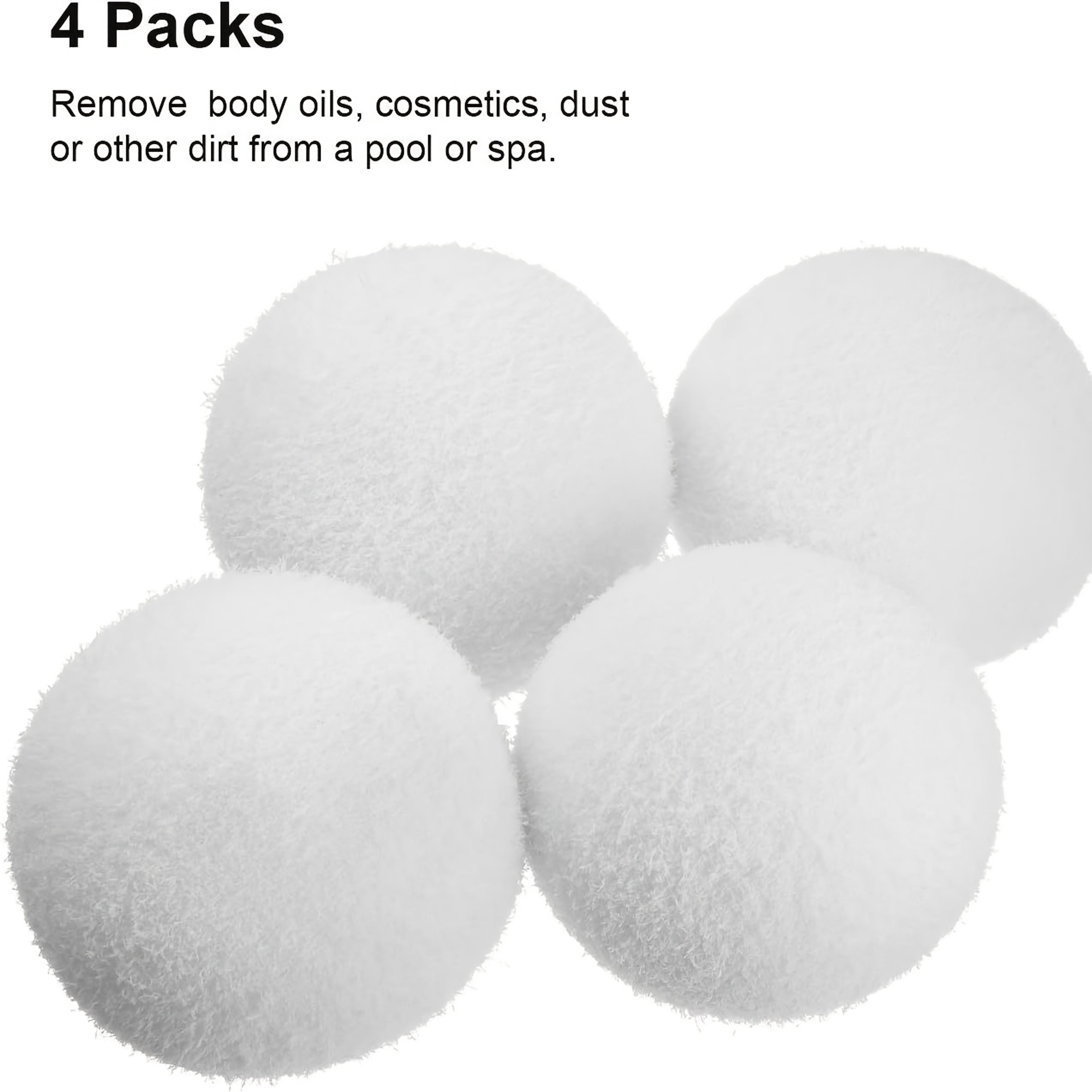Reusable Pool Oil Absorbing Sponge Floating Scum Remover Balls for Pools, Hot Tubs & Spas – view 3