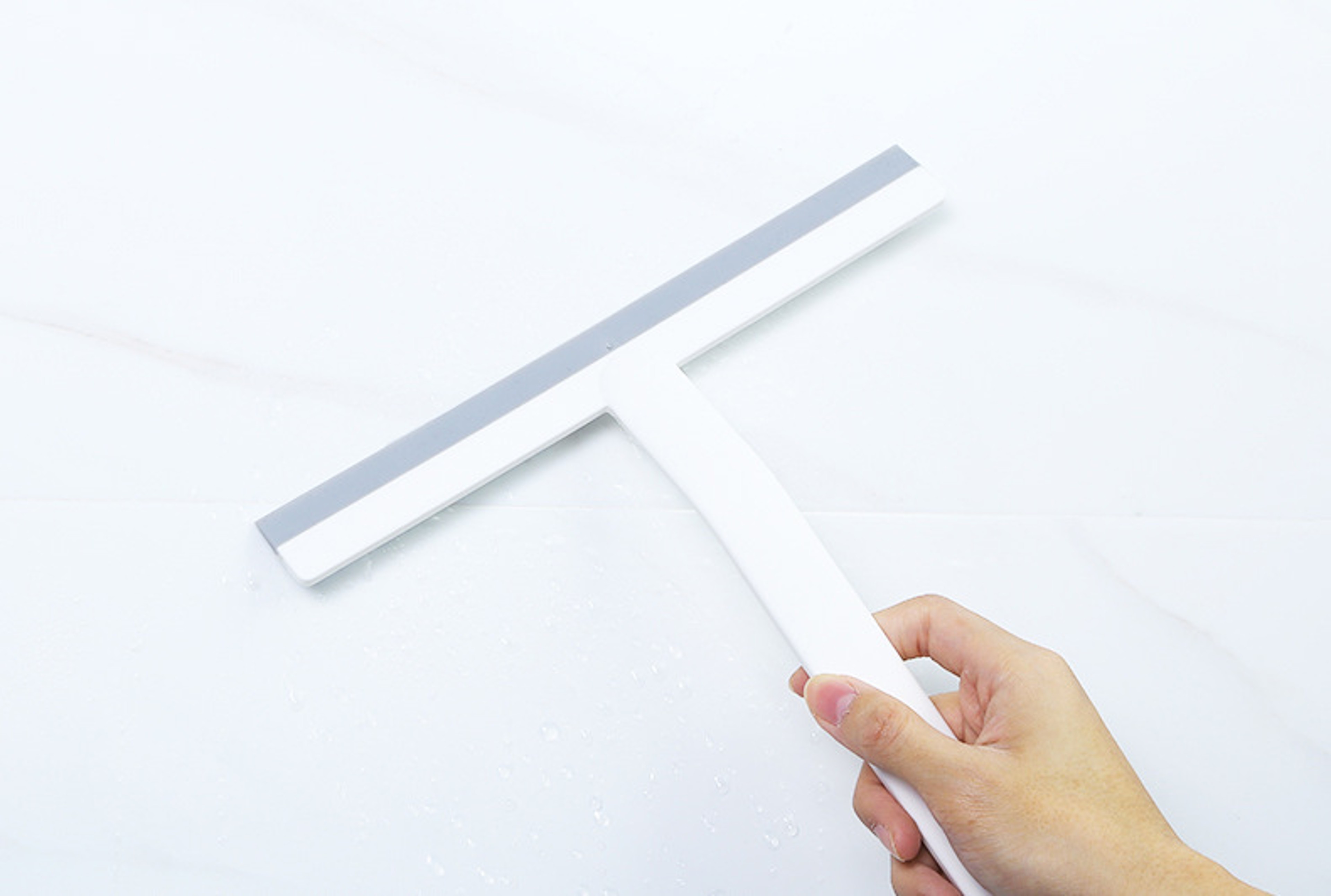 Soft Rubber Glass Scraper Window Squeegee for Bathroom Floors, Mirrors & Glass Cleaning – view 5