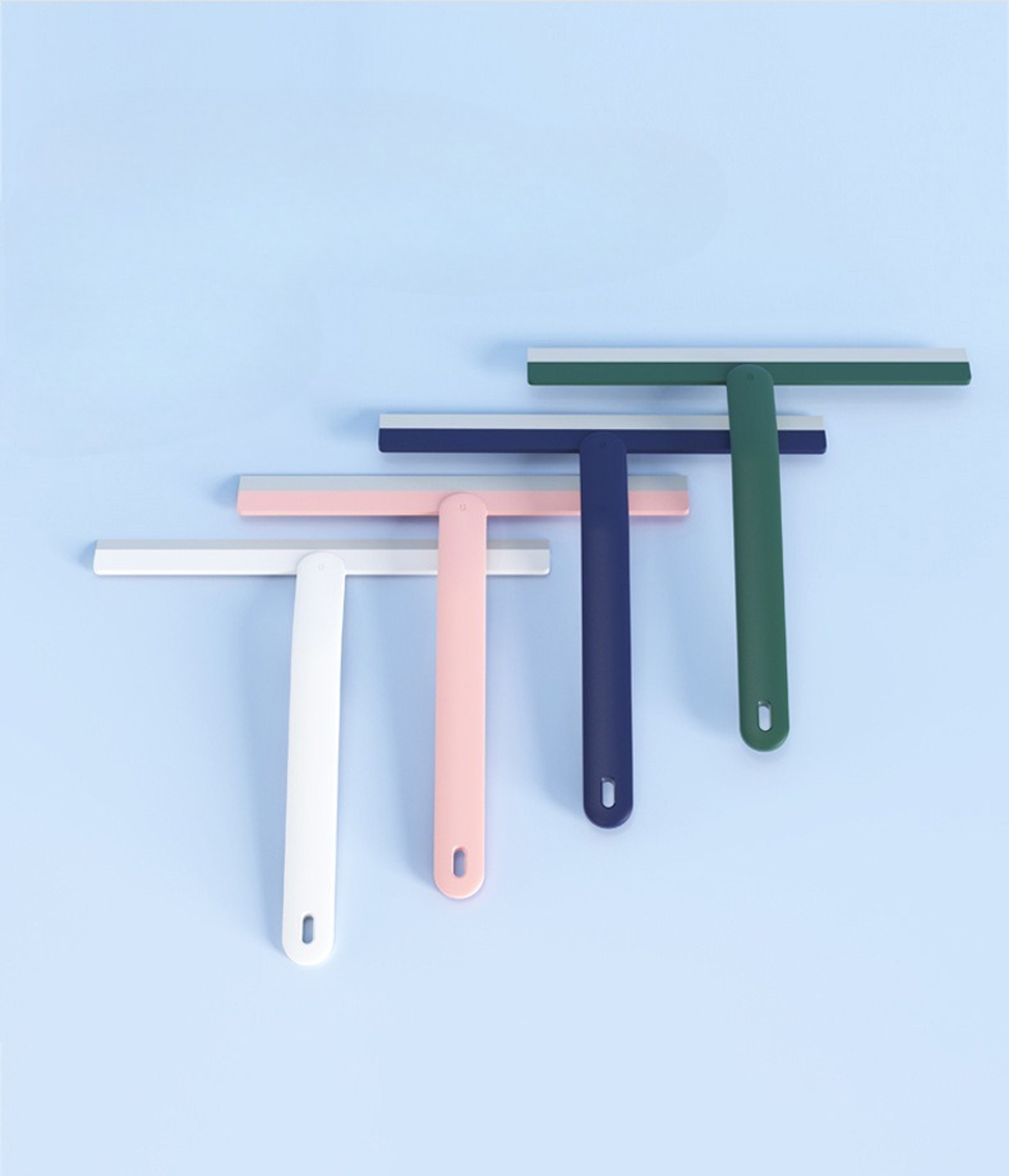 Soft Rubber Glass Scraper Window Squeegee for Bathroom Floors, Mirrors & Glass Cleaning – view 6