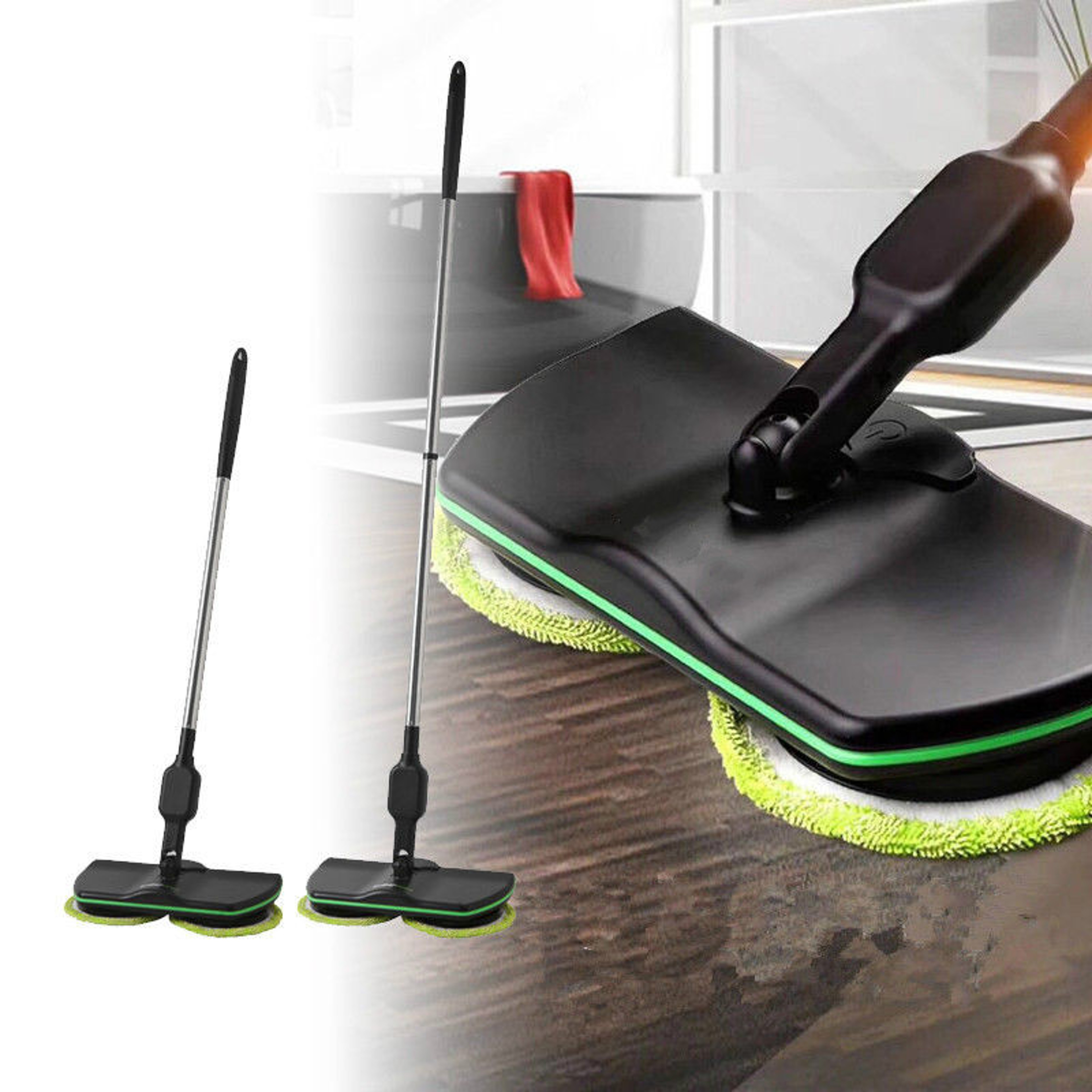 Cordless Electric Mop Rechargeable Floor Cleaner & Electric Spin Mop for Hard Floors and Carpets – view 1