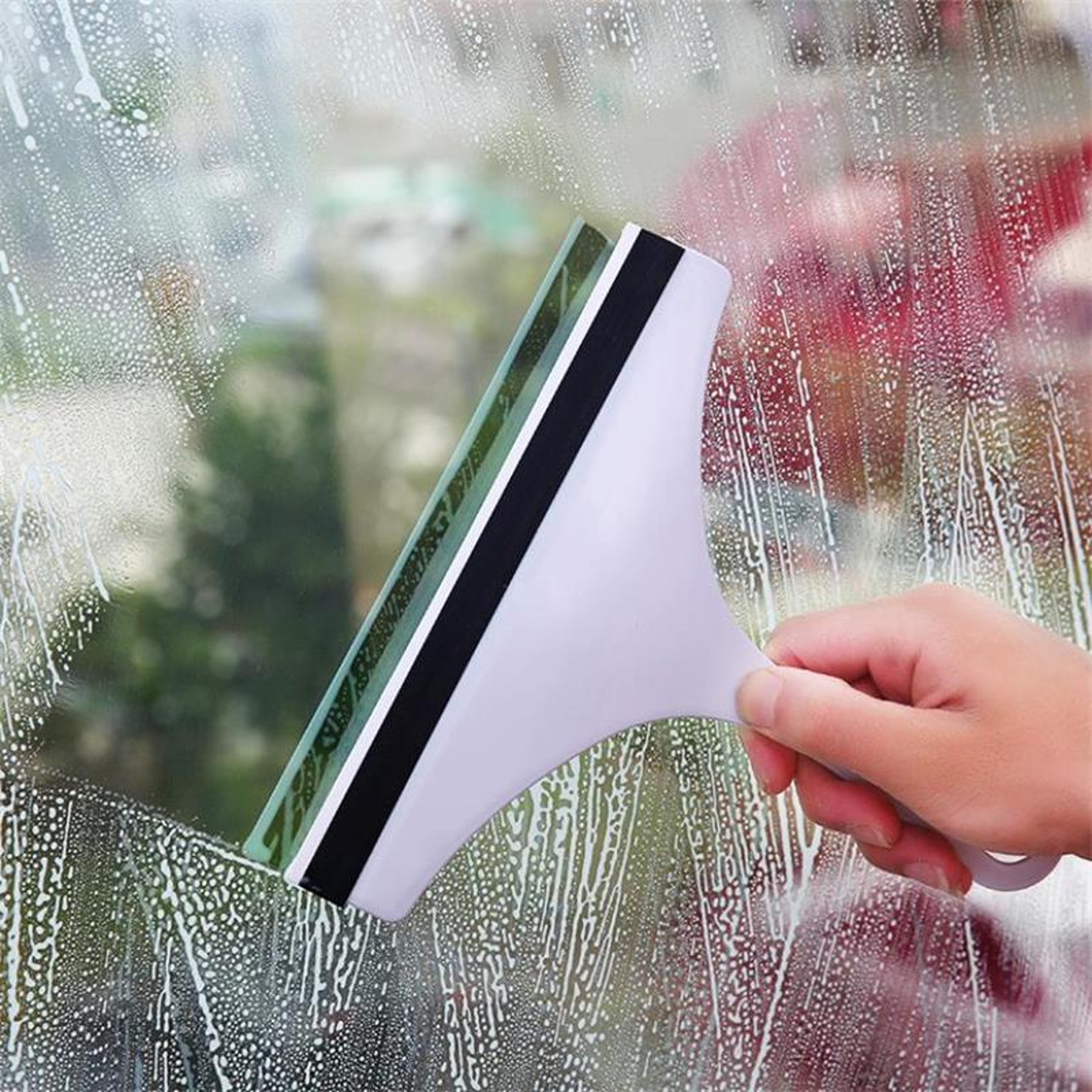 Shower Squeegee Window Glass Cleaner Set For Bathroom Mirrors Car Windows  Home Surfaces 4