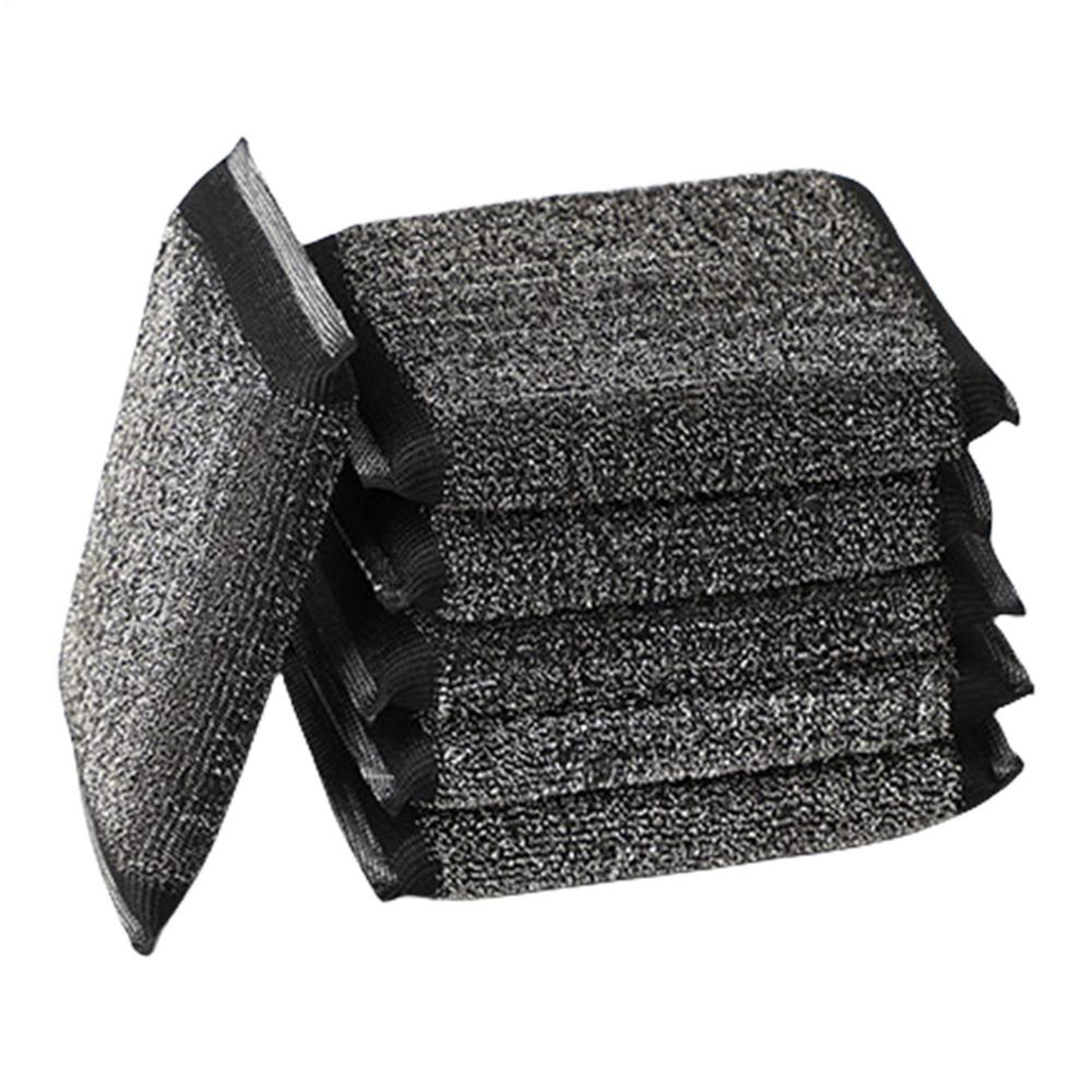 Reusable Non Scratch Dish Sponge Set  Pack Kitchen Cleaning Scrub Pads 6