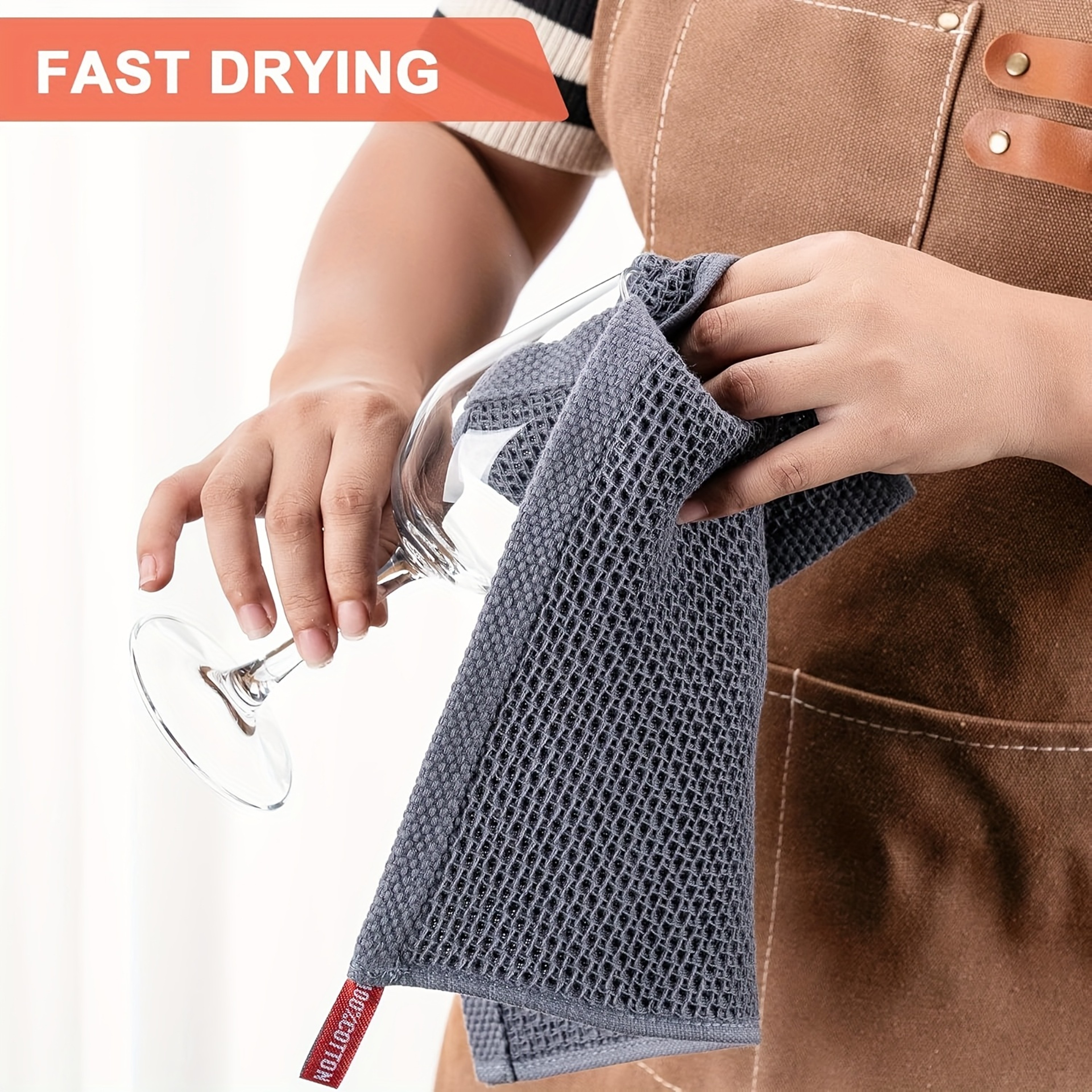 Honeycomb Dish Cloth Soft Absorbent Kitchen Towel Reusable Cleaning Cloth – view 6