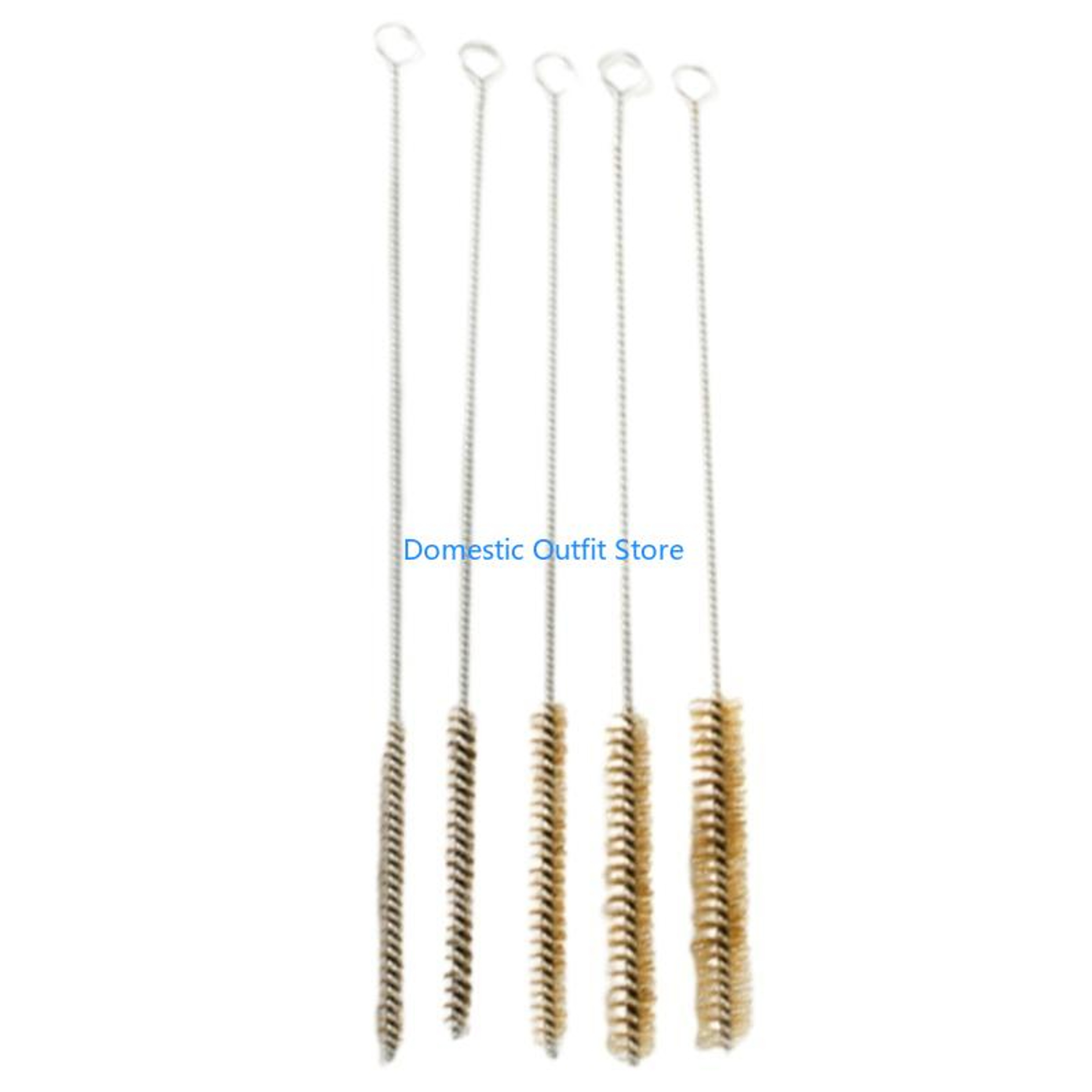 Piece Brass Pipe Cleaning Brush Set with Long Handle for Tube & Bore Cleaning – view 3