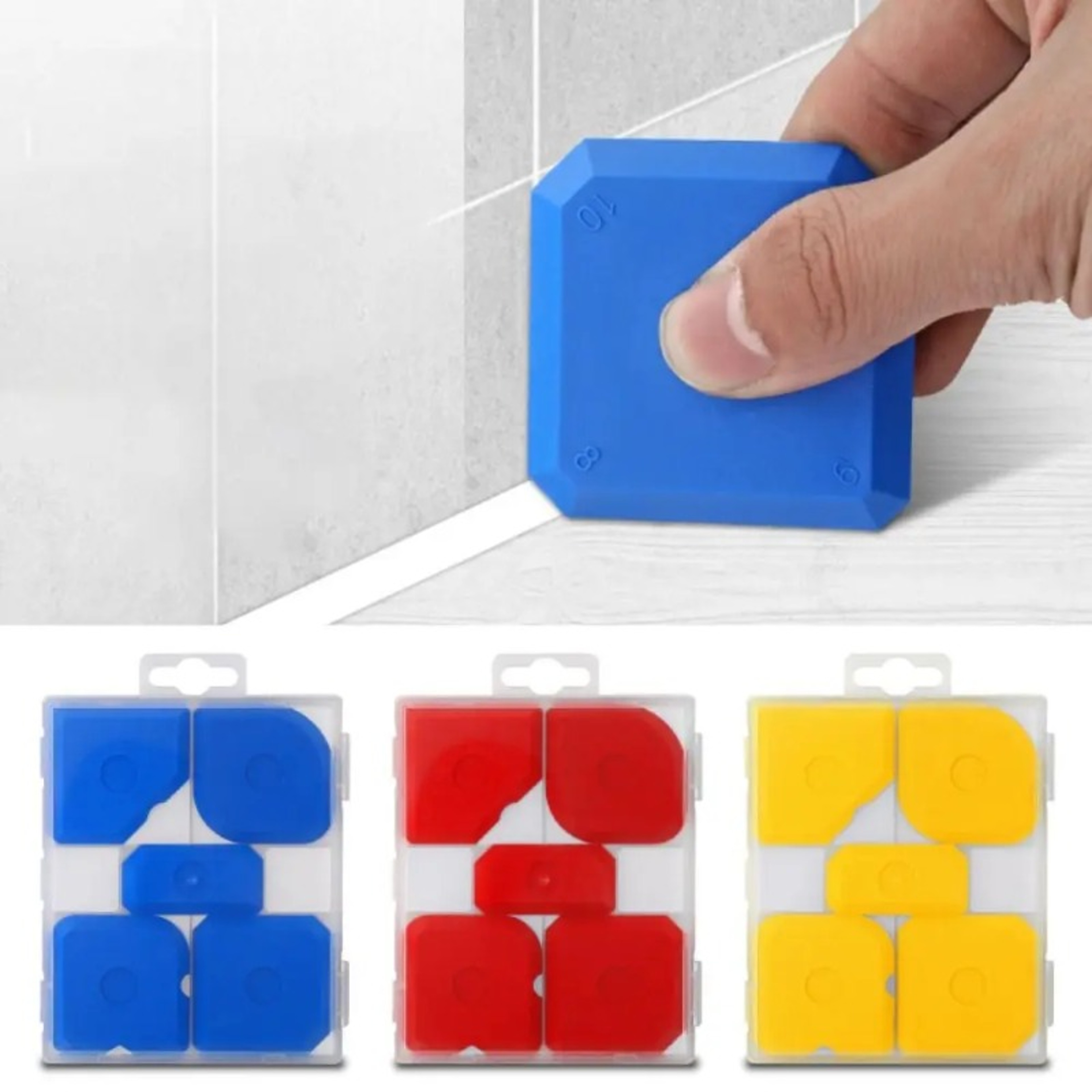 Caulking Tool Kit With Silicone Sealant Remover  Grout Finishing Tools 1