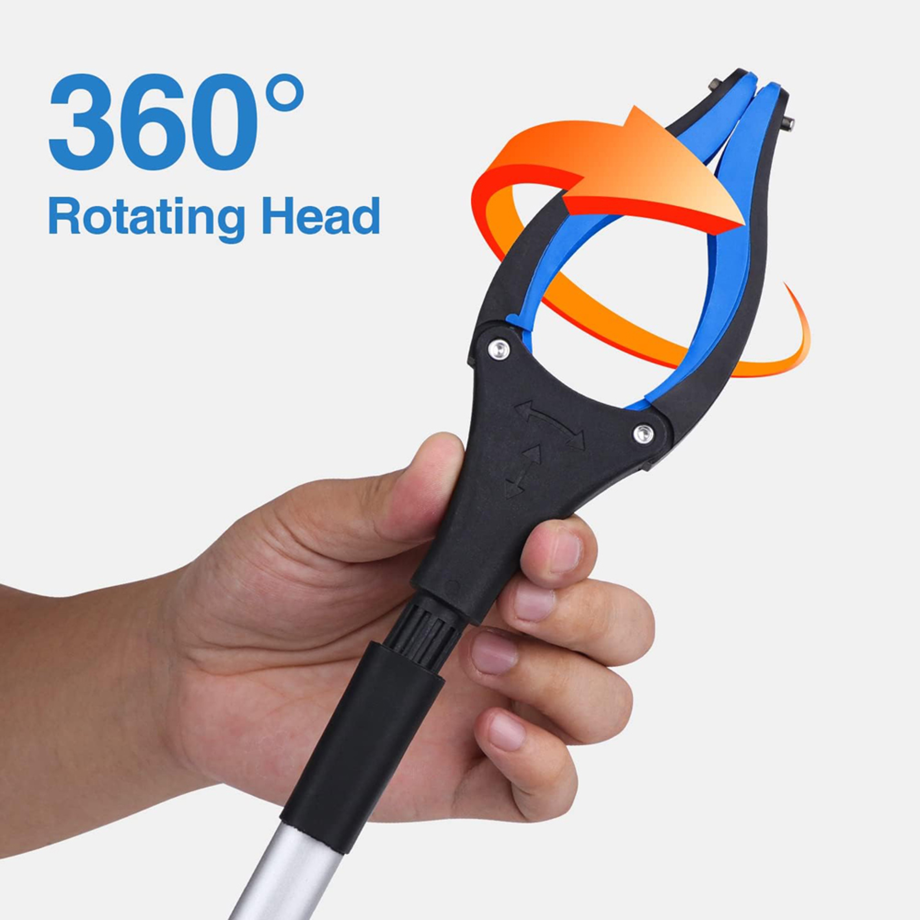 Foldable Reacher Grabber Tool Lightweight Extra Long Pickup Grabber for Elderly & Daily Use – view 2