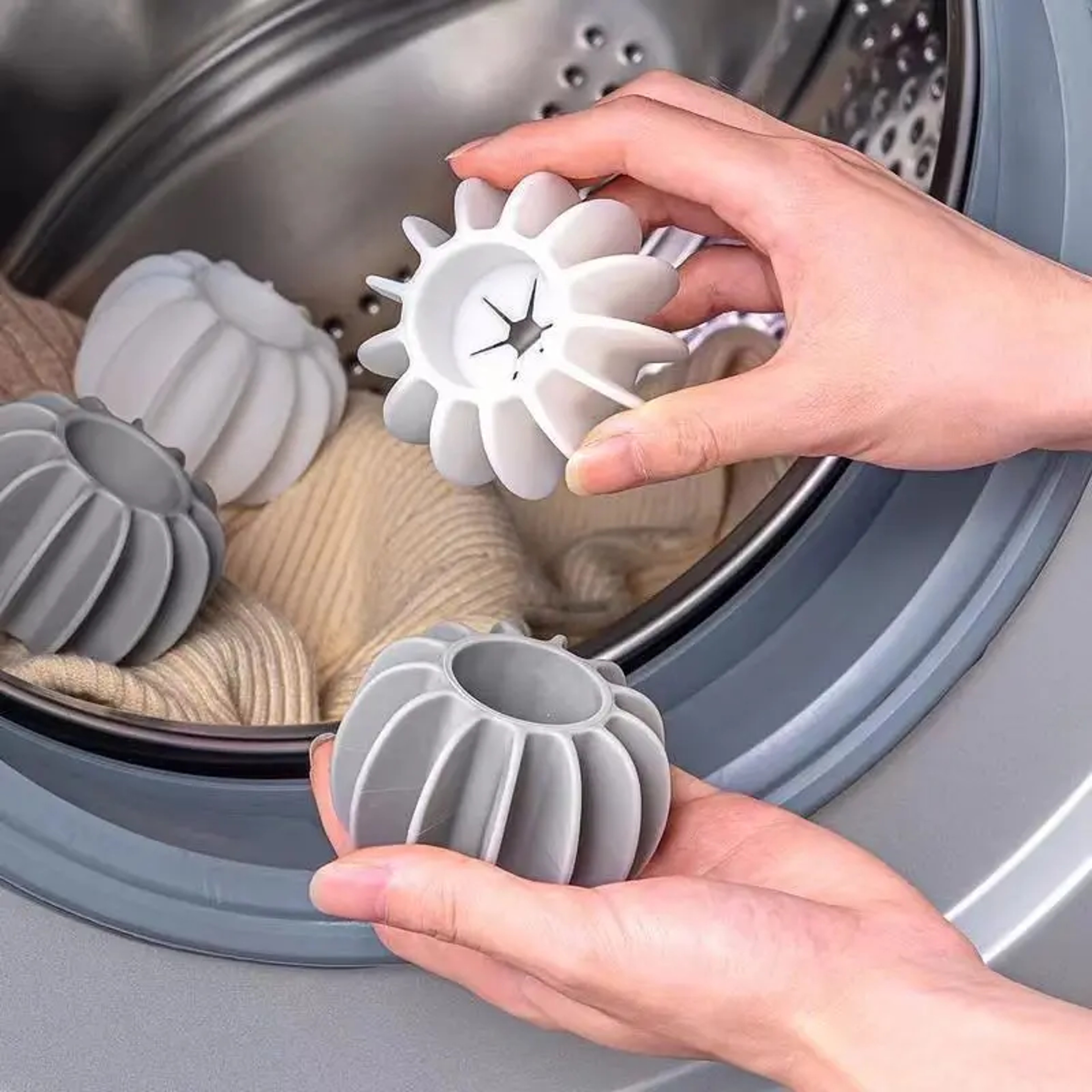 Reusable Silicone Laundry Ball Pet Hair Remover For Laundry And Lint Catcher For Washing Machines 0
