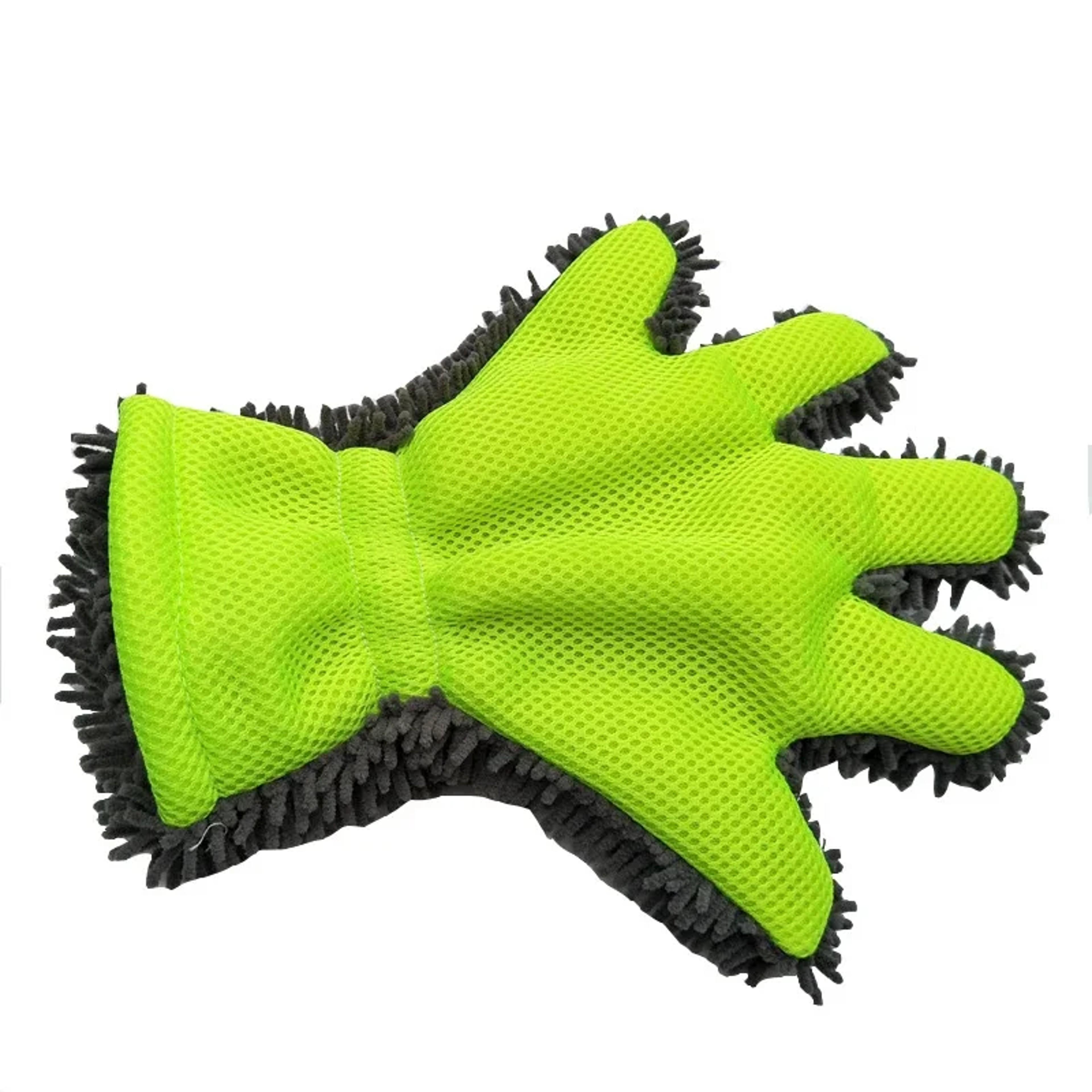 Double Sided Microfiber Car Wash Glove Five Finger Scratch Free Car Detailing Mitt 6