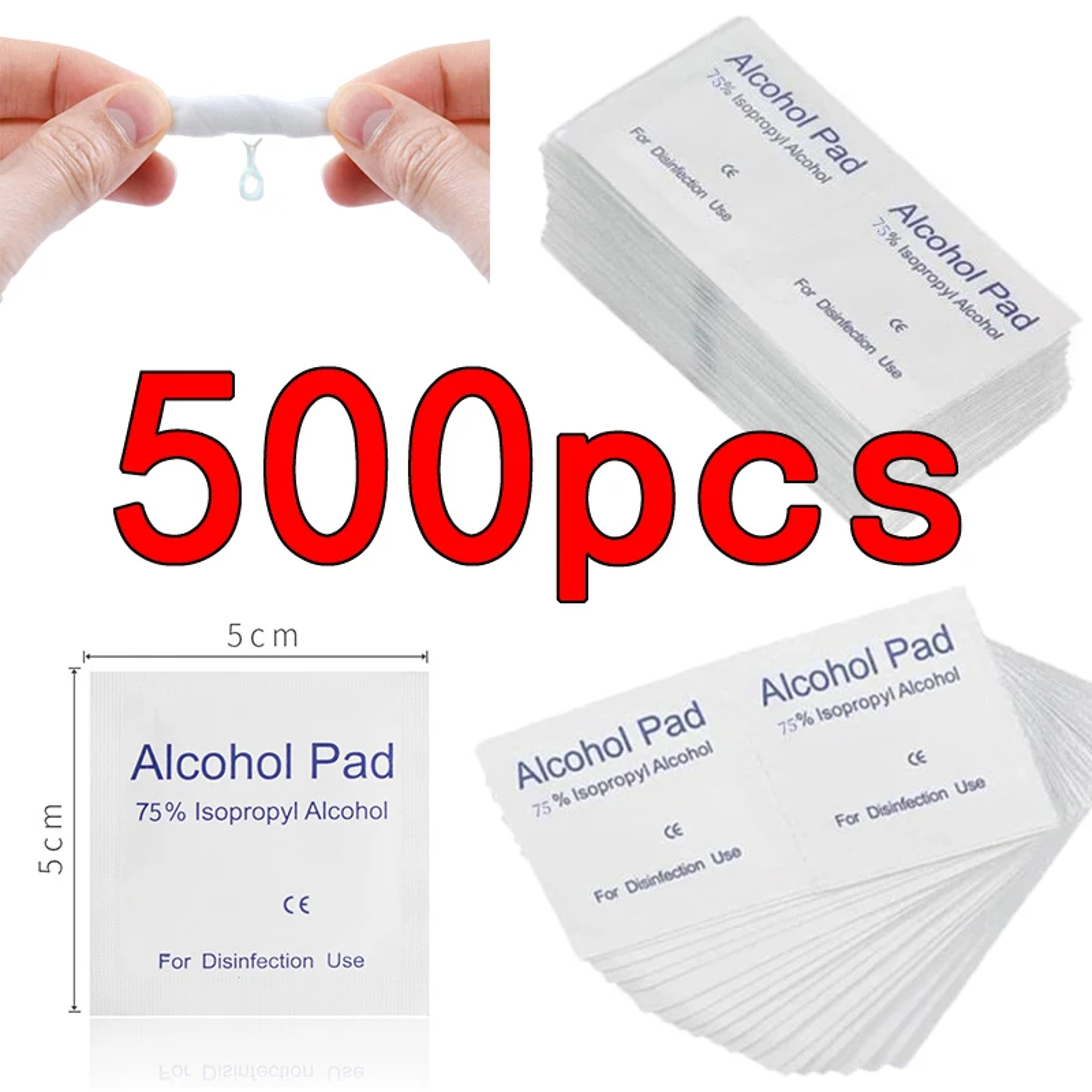 Disposable Alcohol Pads for Screen Cleaning Wipes and Car Detailing – view 7