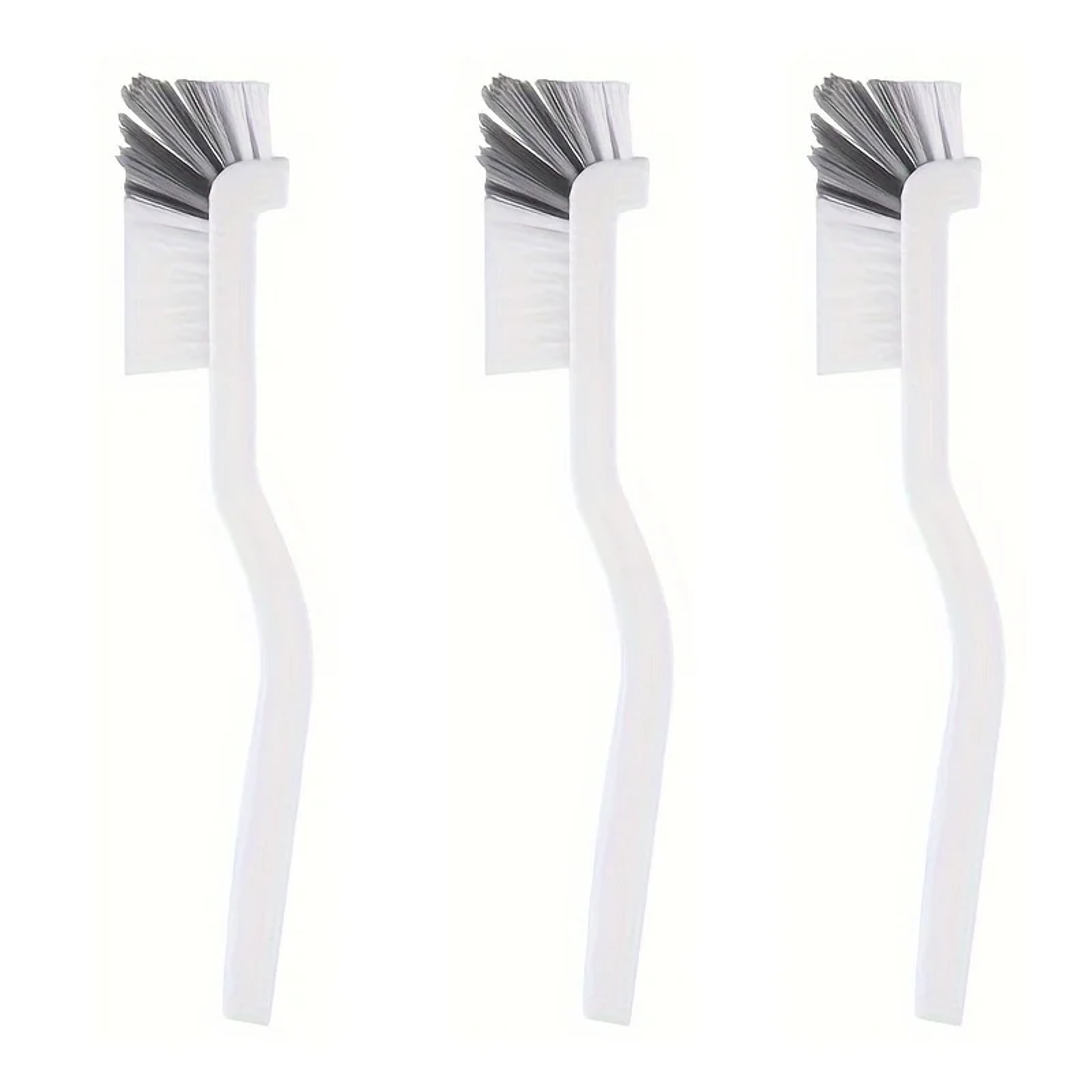 Multi Surface Kitchen Scrub Brush With Long Handle And Stiff Bristles For Crevices Dishes  Sink 7