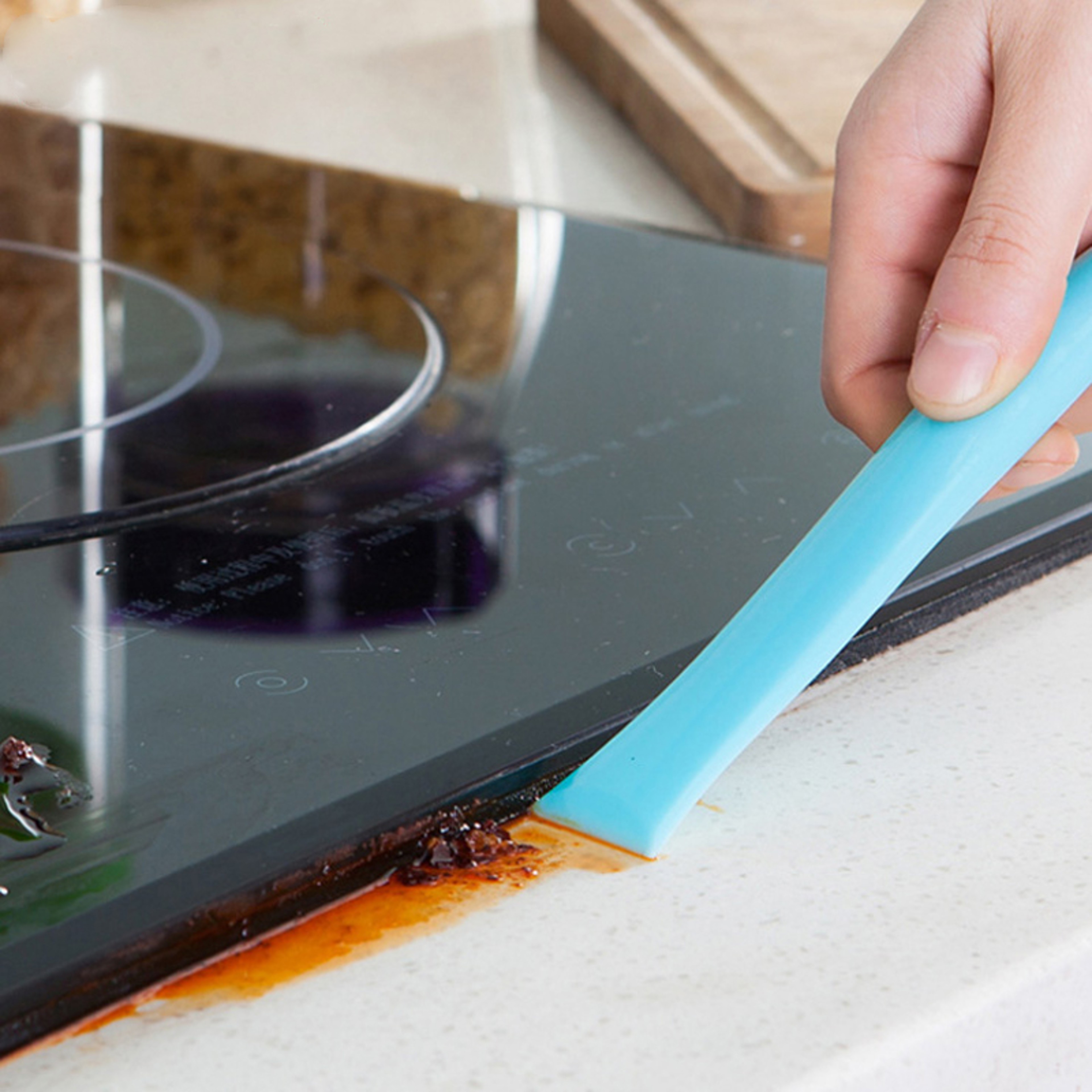 Kitchen Stove Cleaning Scraper Brush for Gas Stove Grooves and Tough Grease – view 6