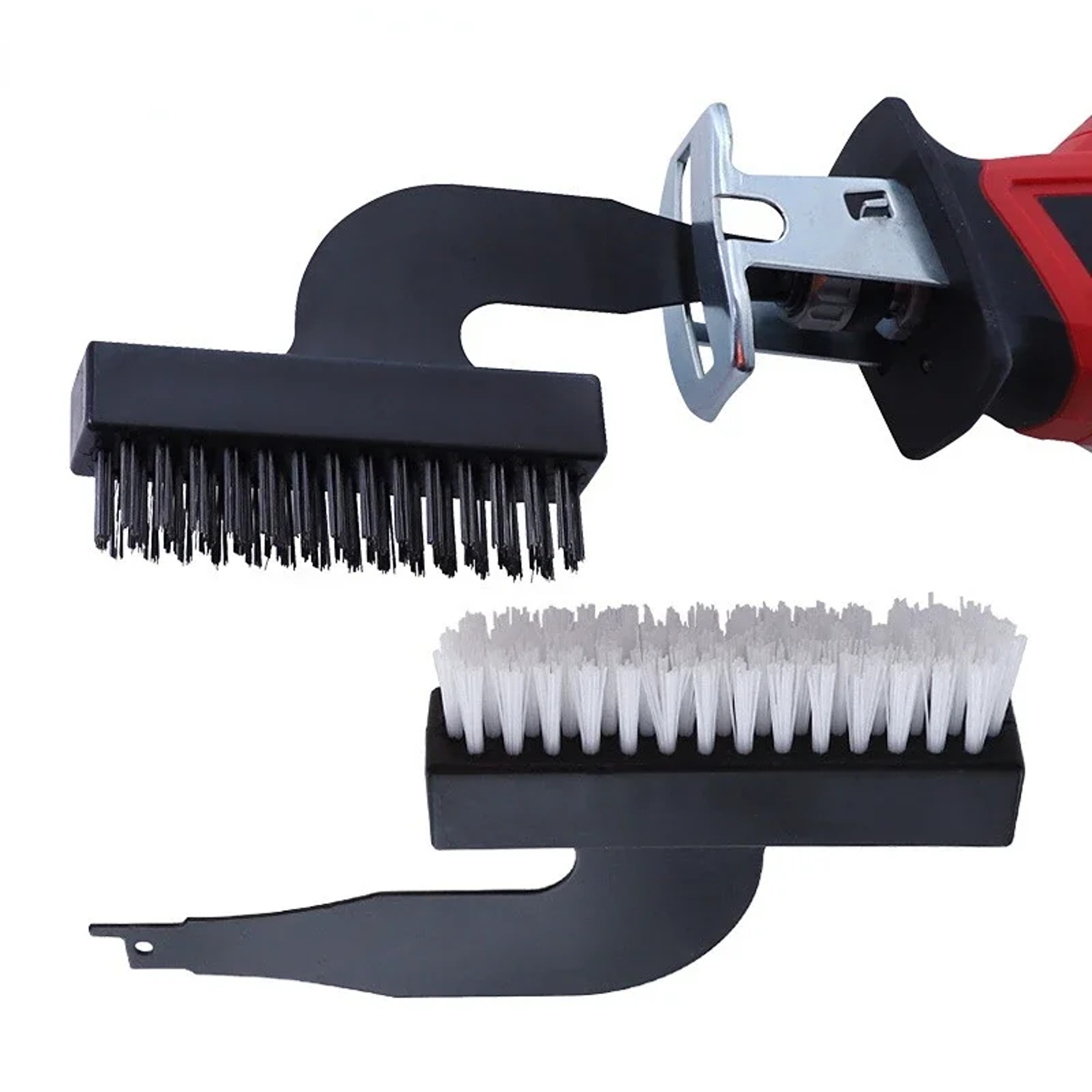 Universal Reciprocating Saw Wire Brush Rust Removal Cleaning Attachment – view 1