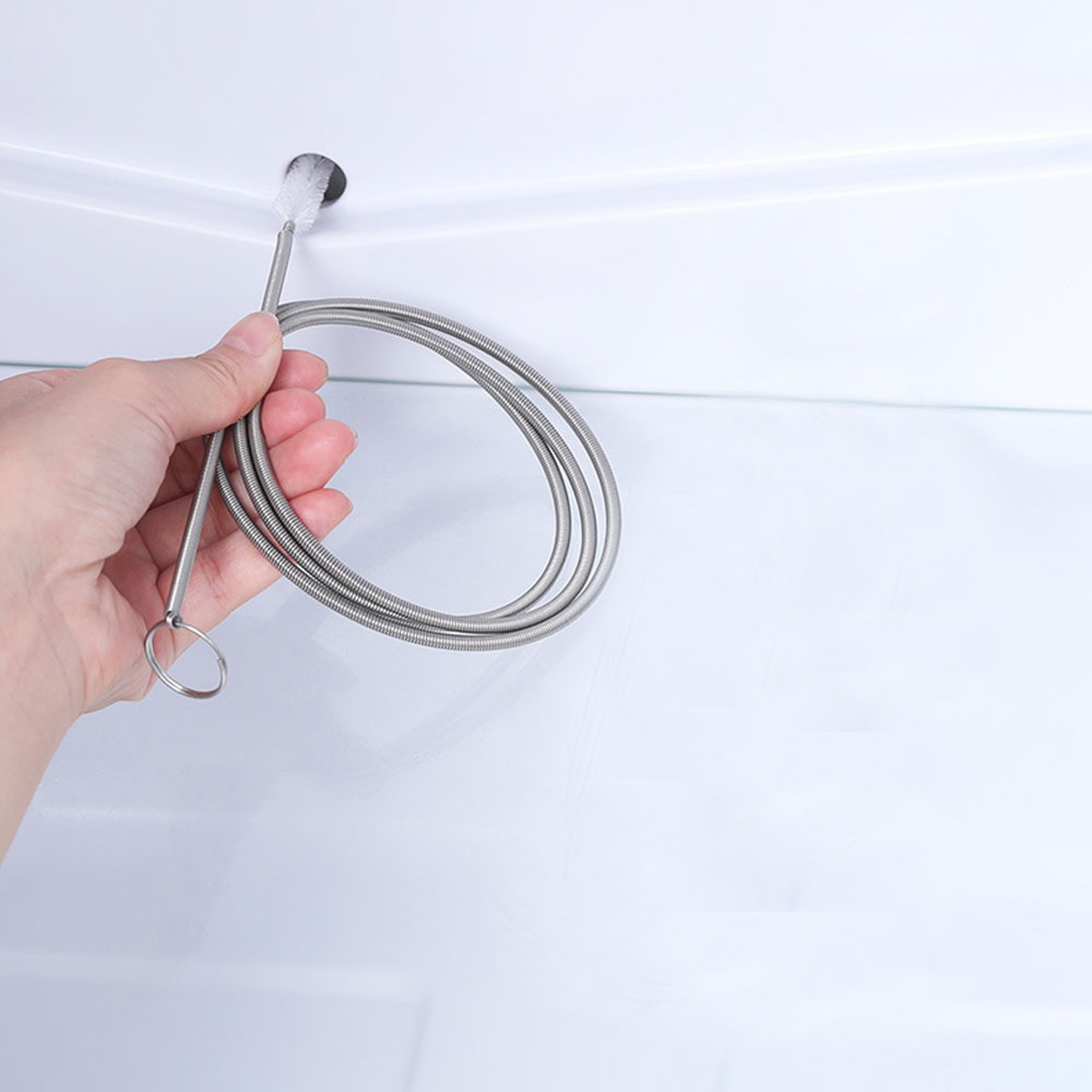 Flexible Refrigerator Drain Cleaning Brush Set for Drain Tube and Coil Maintenance – view 2