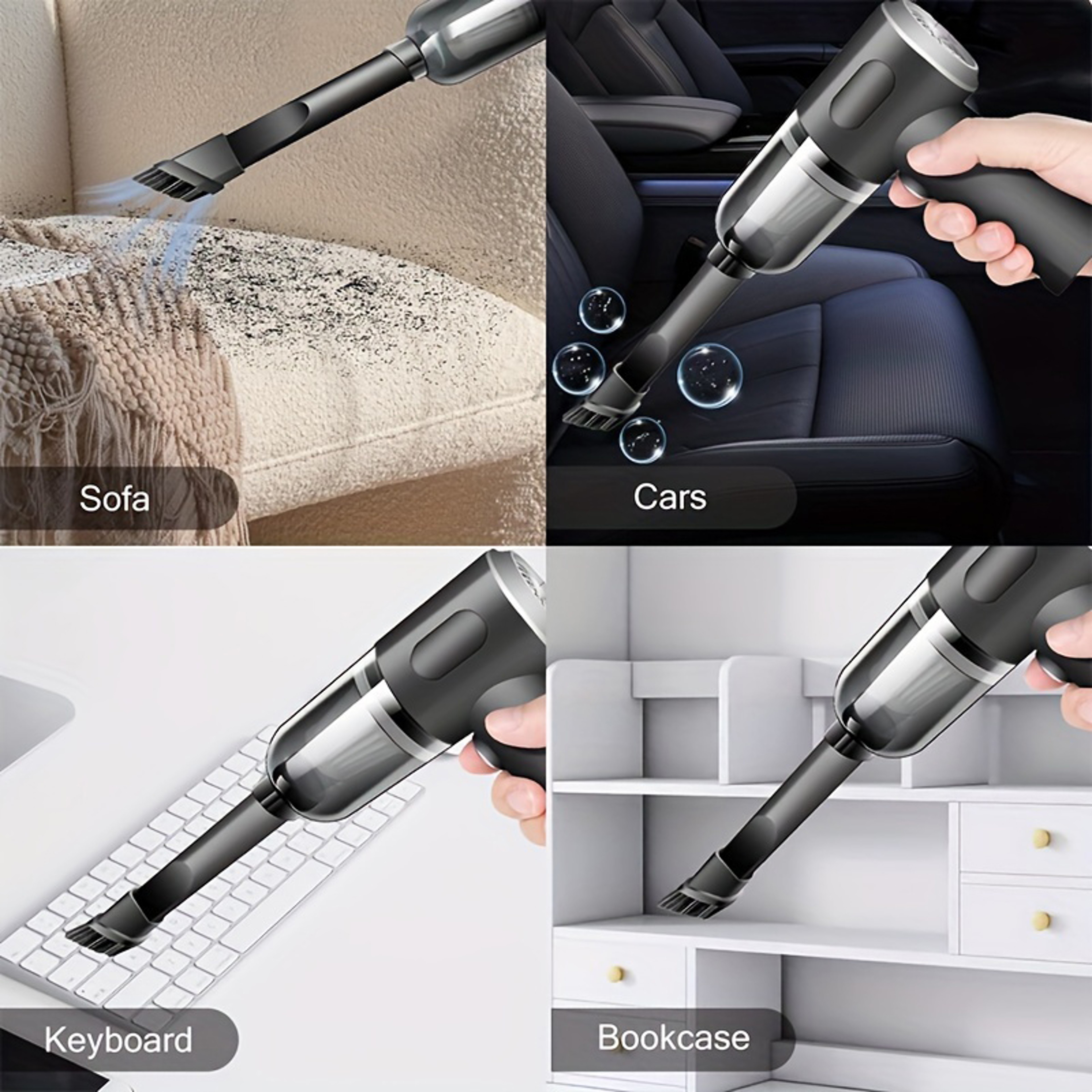 PowerMax Cordless Car Vacuum Wet Dry Handheld Vacuum Cleaner With Fast Rechargeable Battery 0