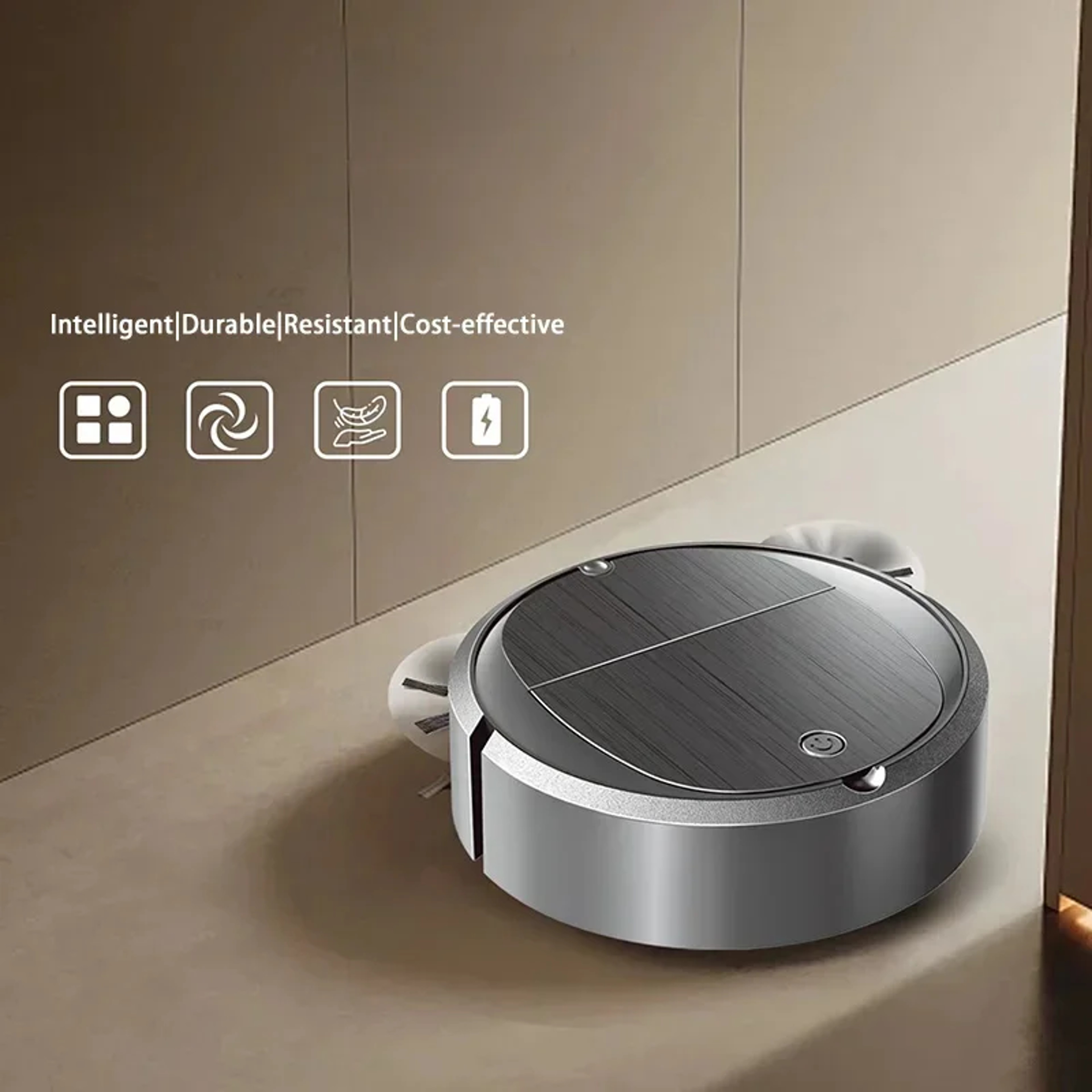SmartSweep Robot Vacuum Cleaner USB Rechargeable Mini Automatic Floor Cleaner 3