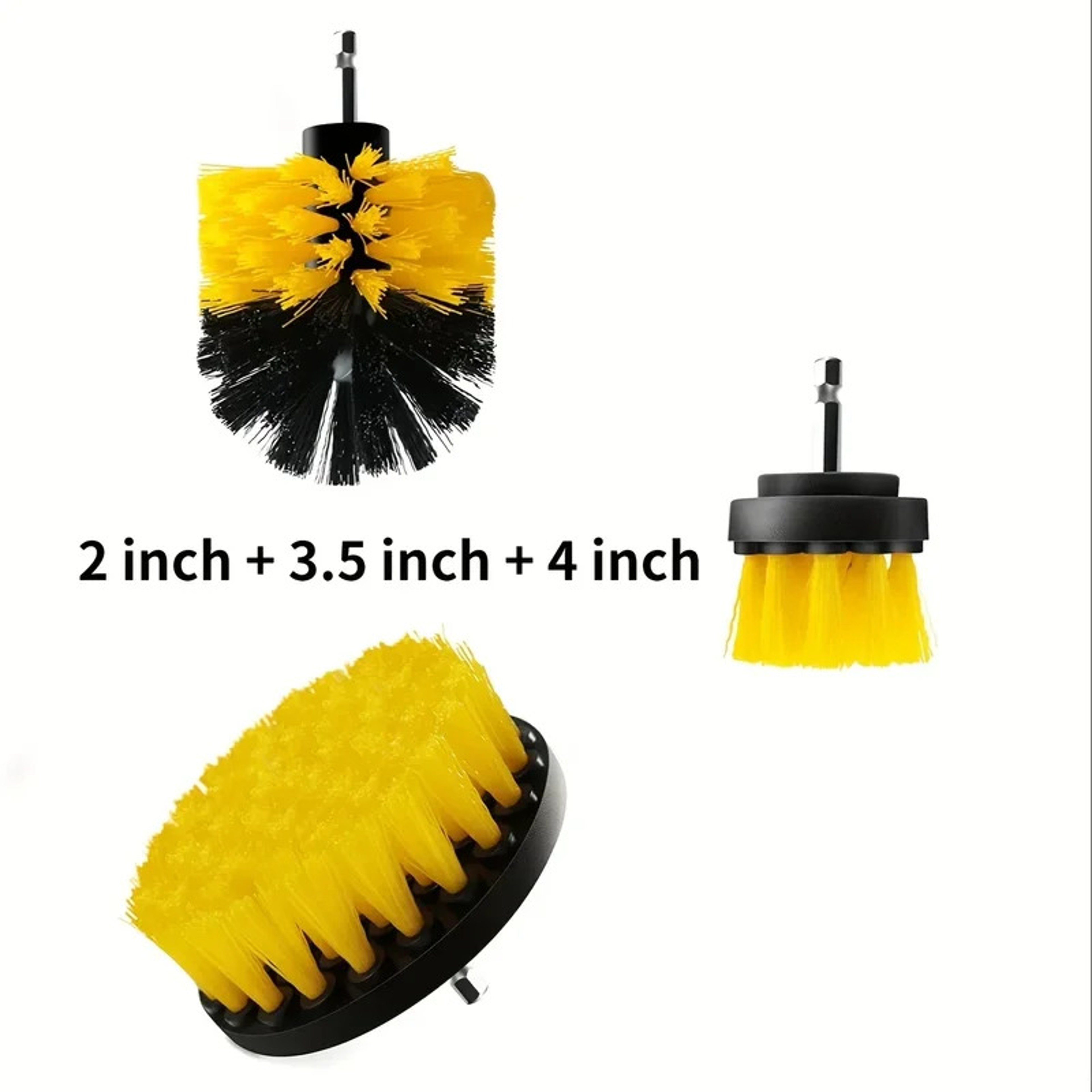 Drill Brush Attachment Set with Extension Rod for Bathroom, Floor & Car Deep Cleaning – view 5