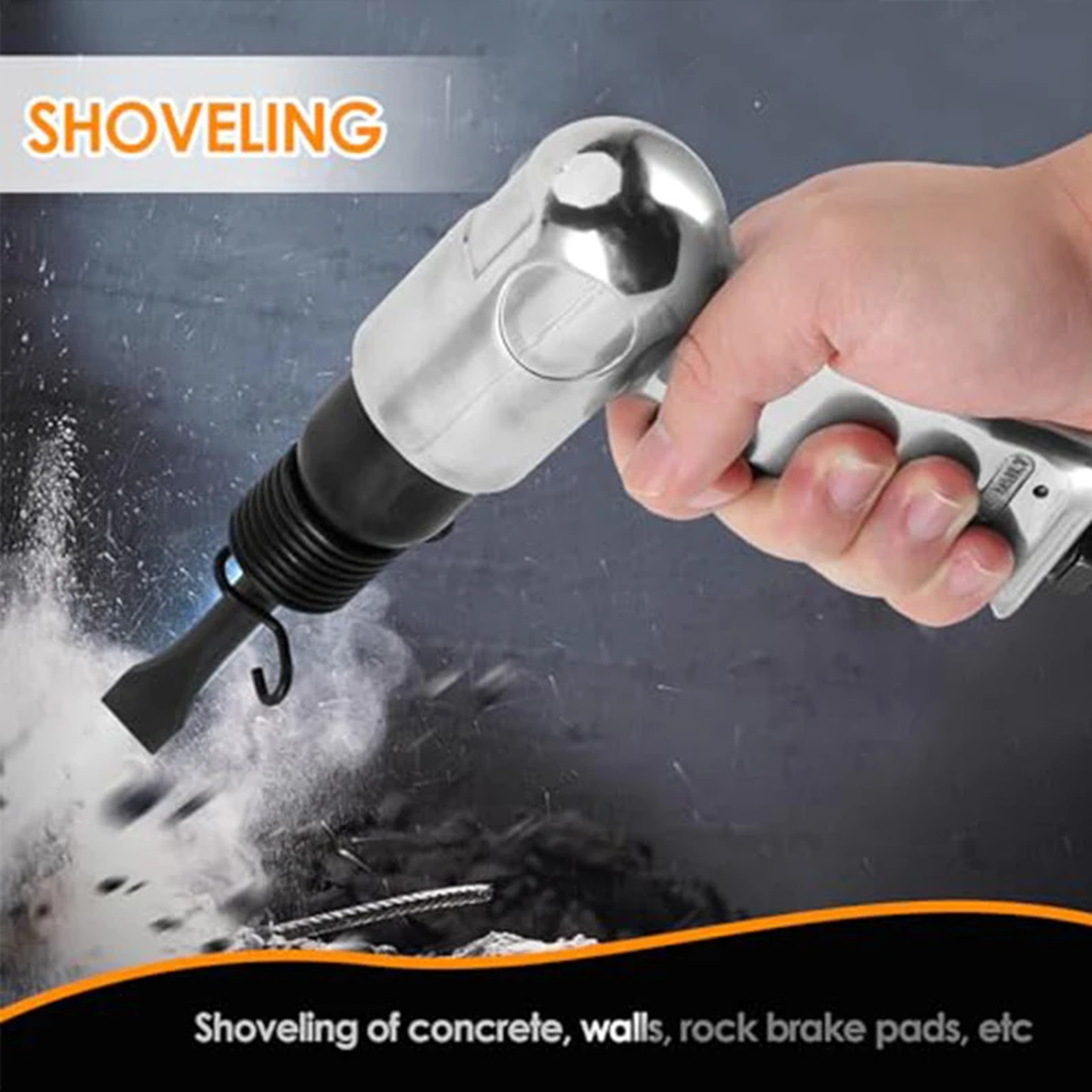 BPM Air Hammer Pneumatic Air Chisel Kit with Chisel Bits for Metal, Automotive & Construction – view 2