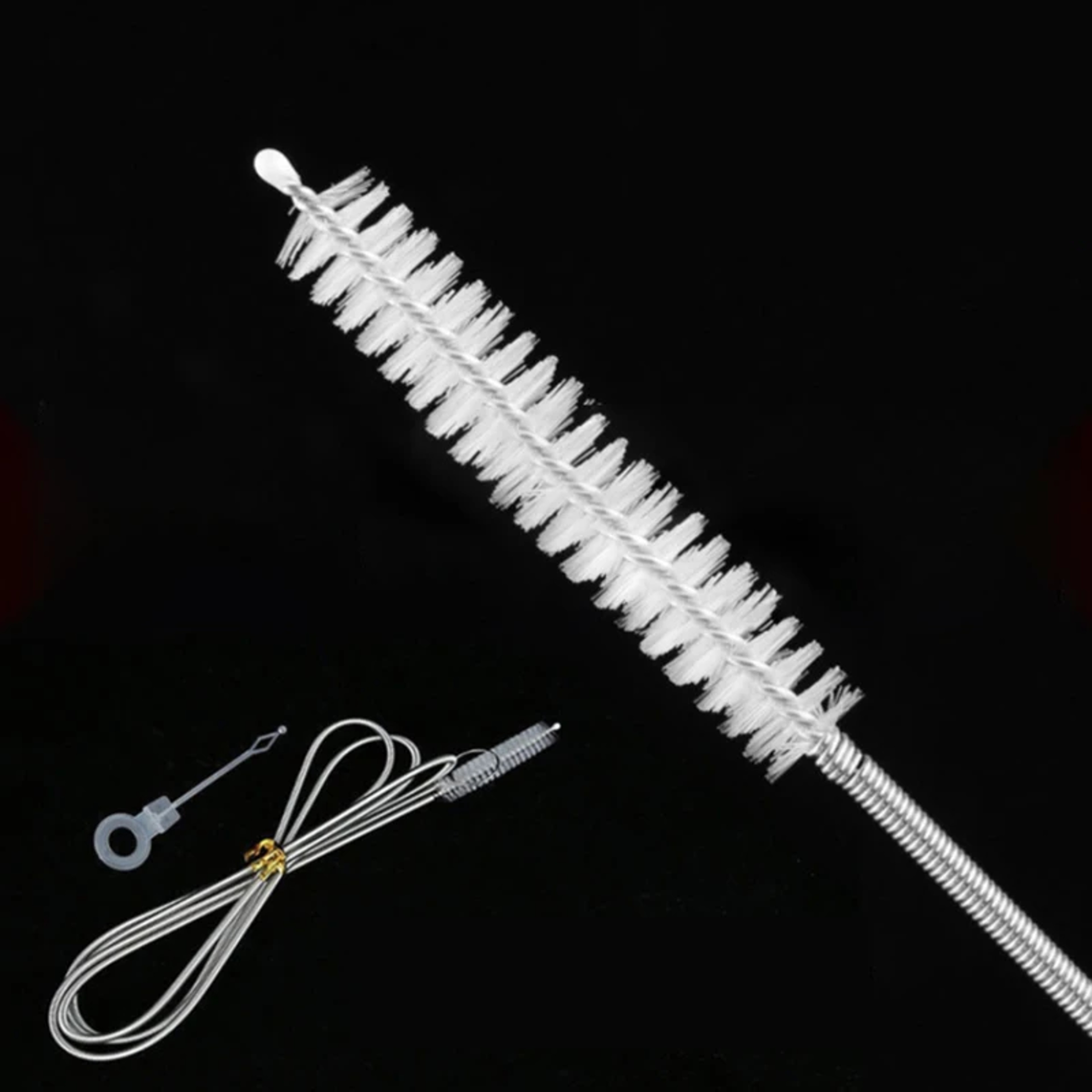 Flexible Refrigerator Drain Cleaning Tool Kit With Fridge Drain Brush  Pipe Cleaner 0