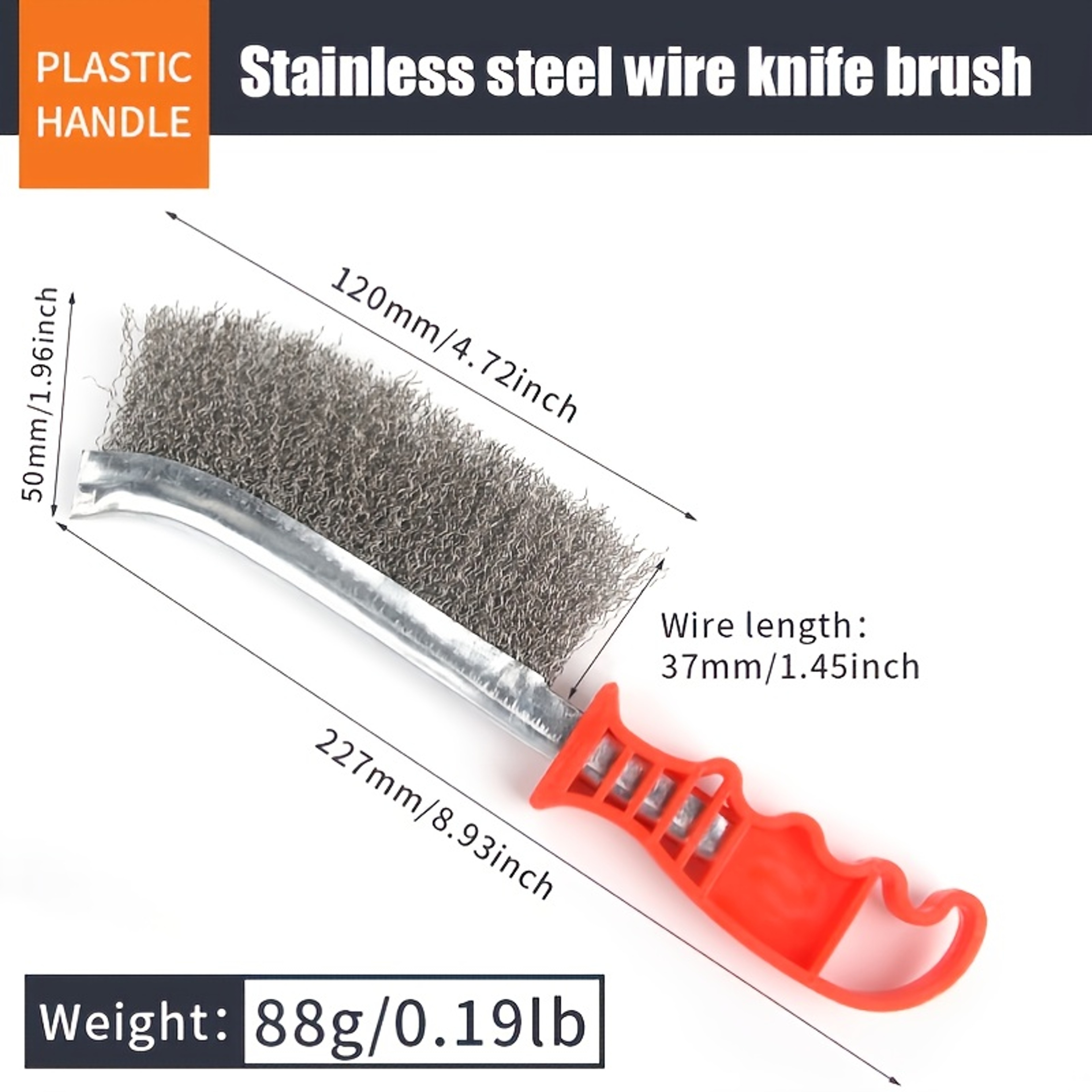 Heavy Duty Steel Wire Wheel Brush for Rust Removal, Metal Polishing & Wood Surface Cleaning – view 7