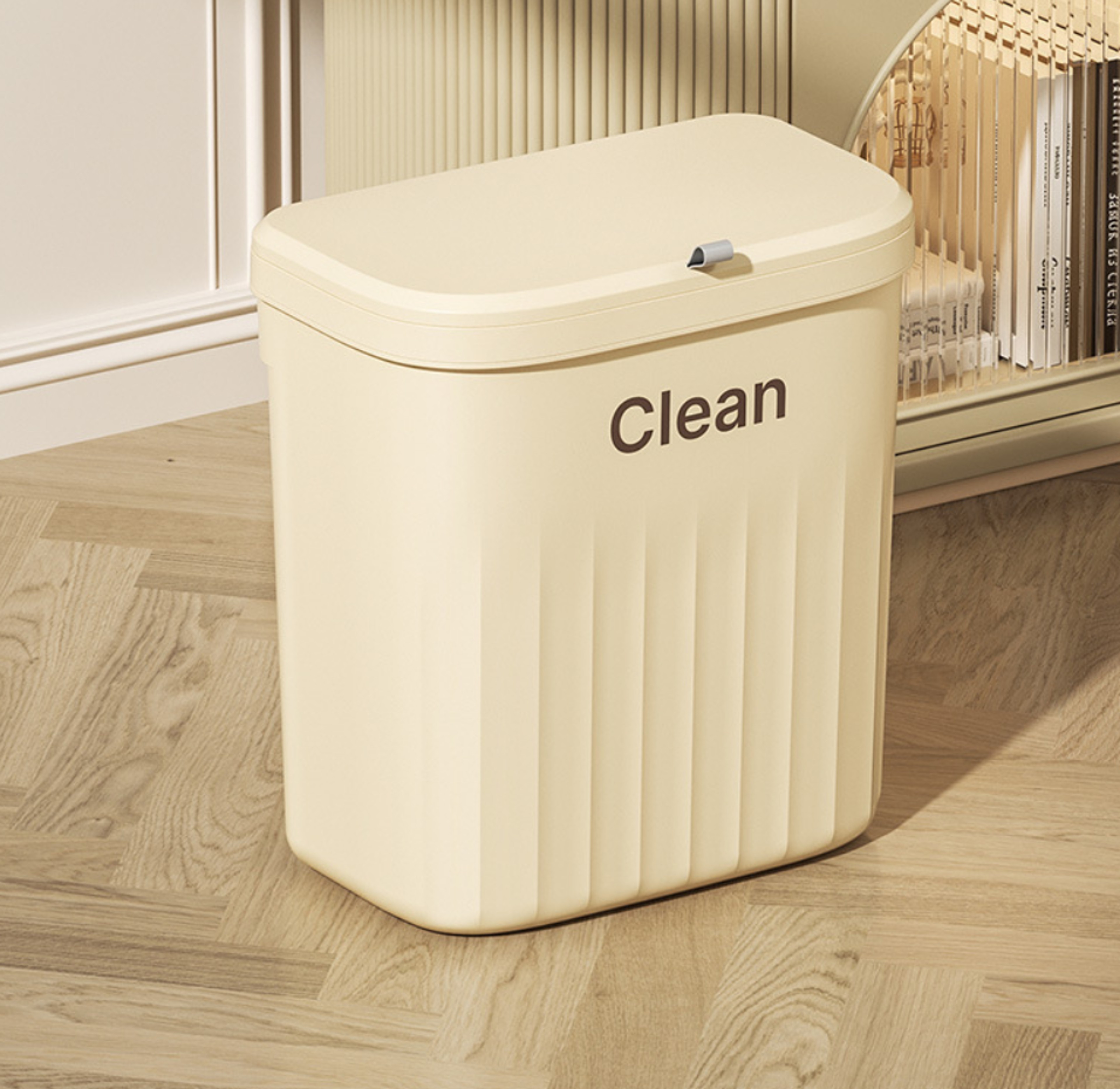 Space Saving Hanging Trash Can Wall Mounted Kitchen Waste Bin for Cabinet & Bathroom – view 4
