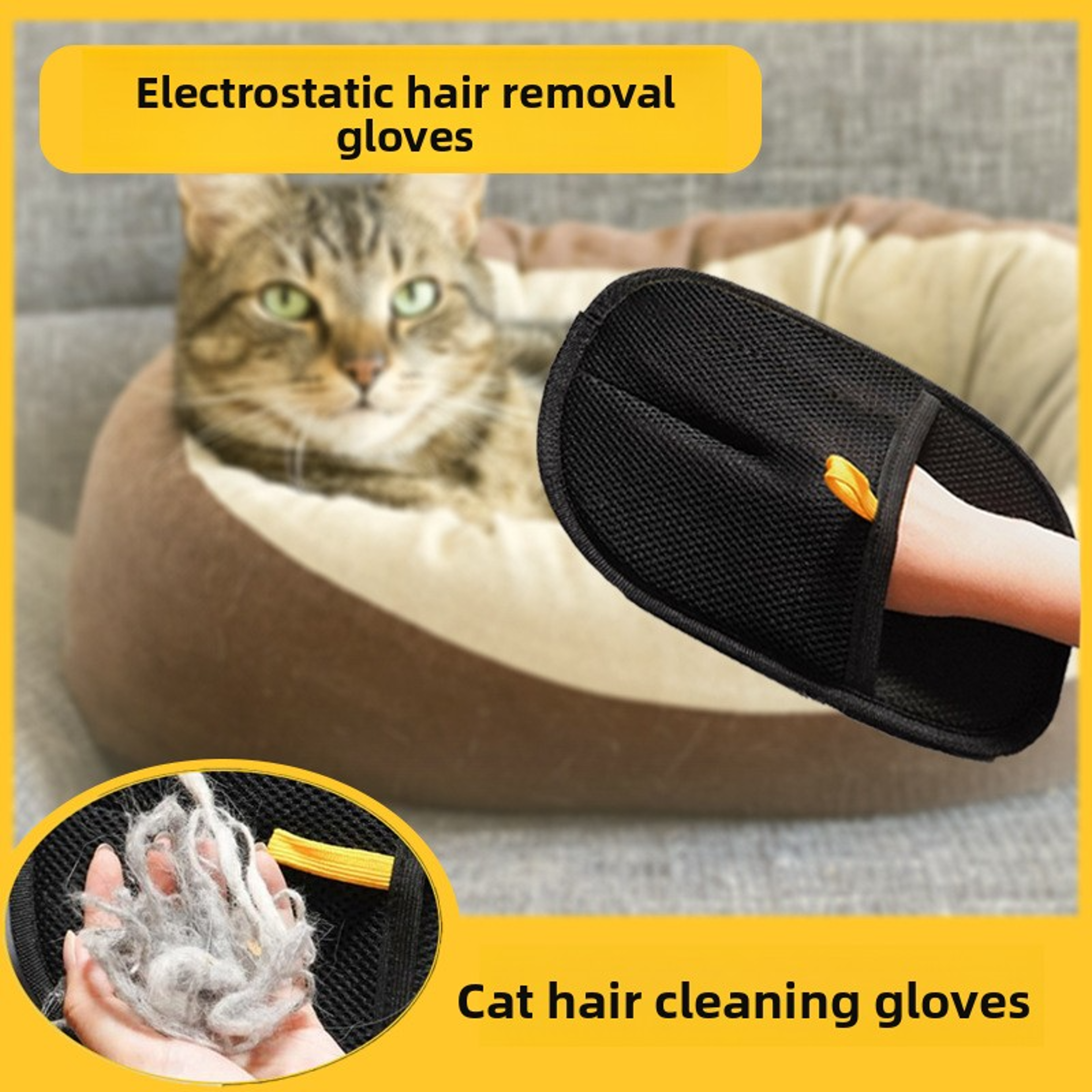 Reusable Pet Hair Remover Lint Roller For Clothes Furniture  Fabrics 1